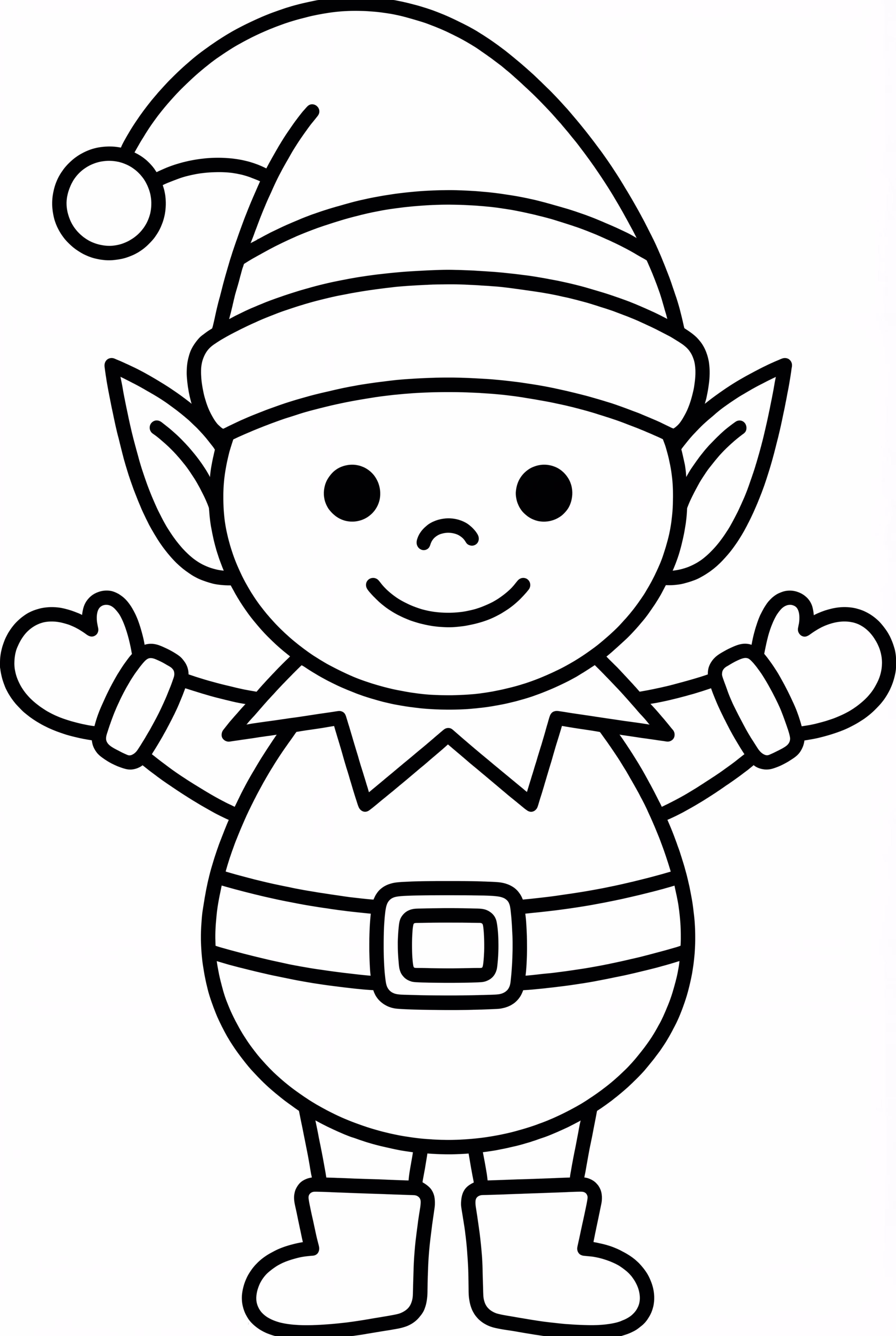 A Round and Cute Elf