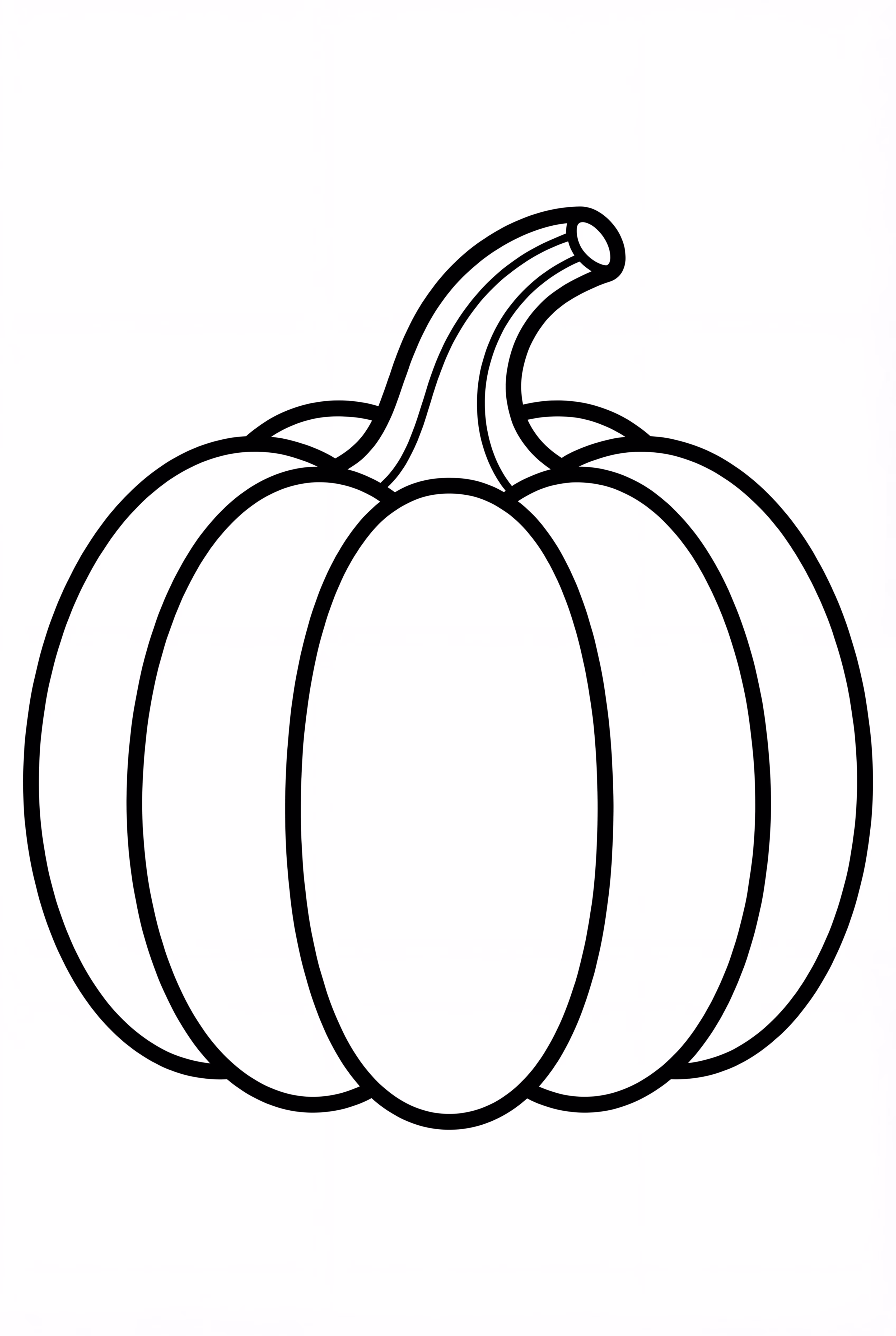 A Round Autumn Fall Gourd
