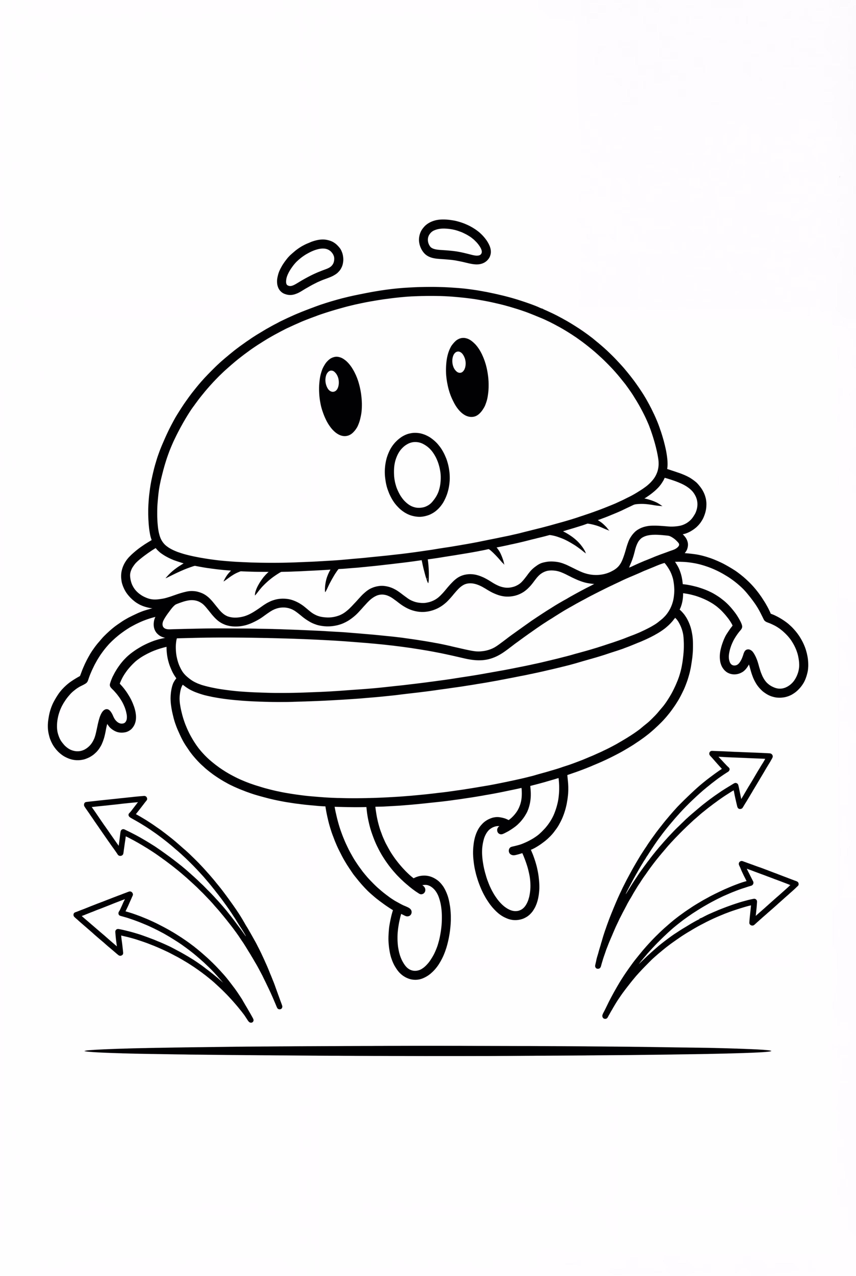 A Round Bouncing Hamburger