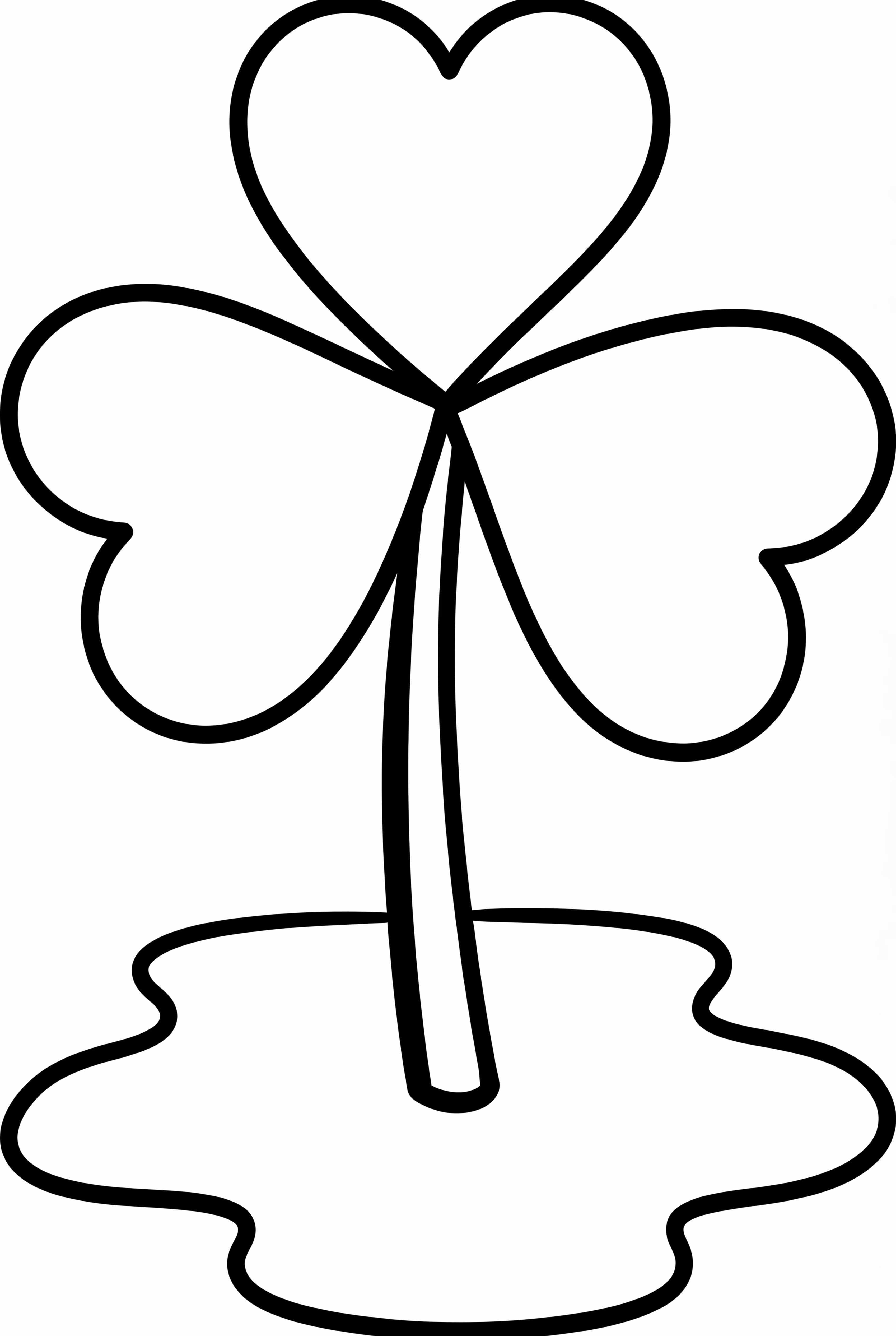 웅덩이에 떠 있는 클로버