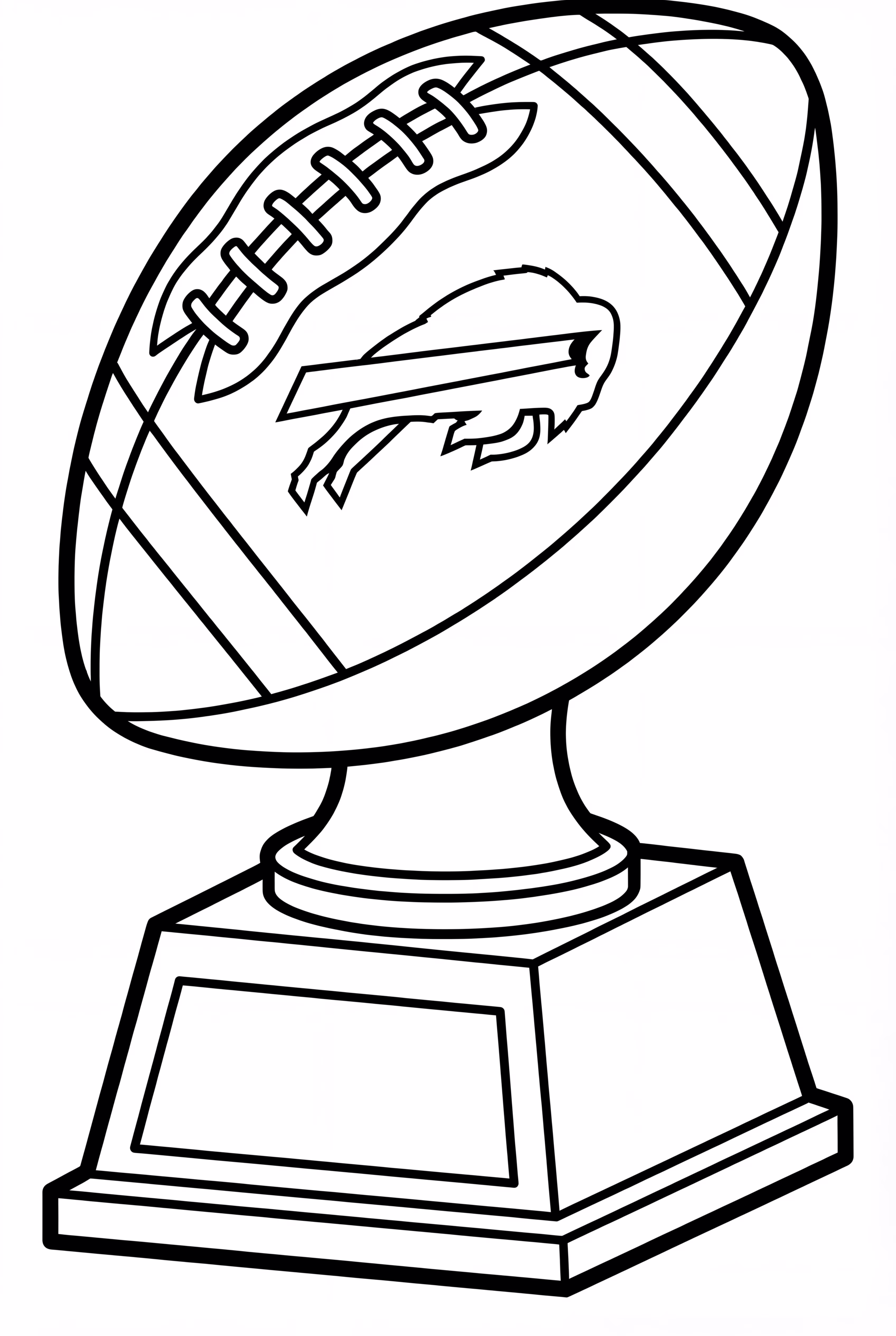 A Simple Buffalo Bills Trophy