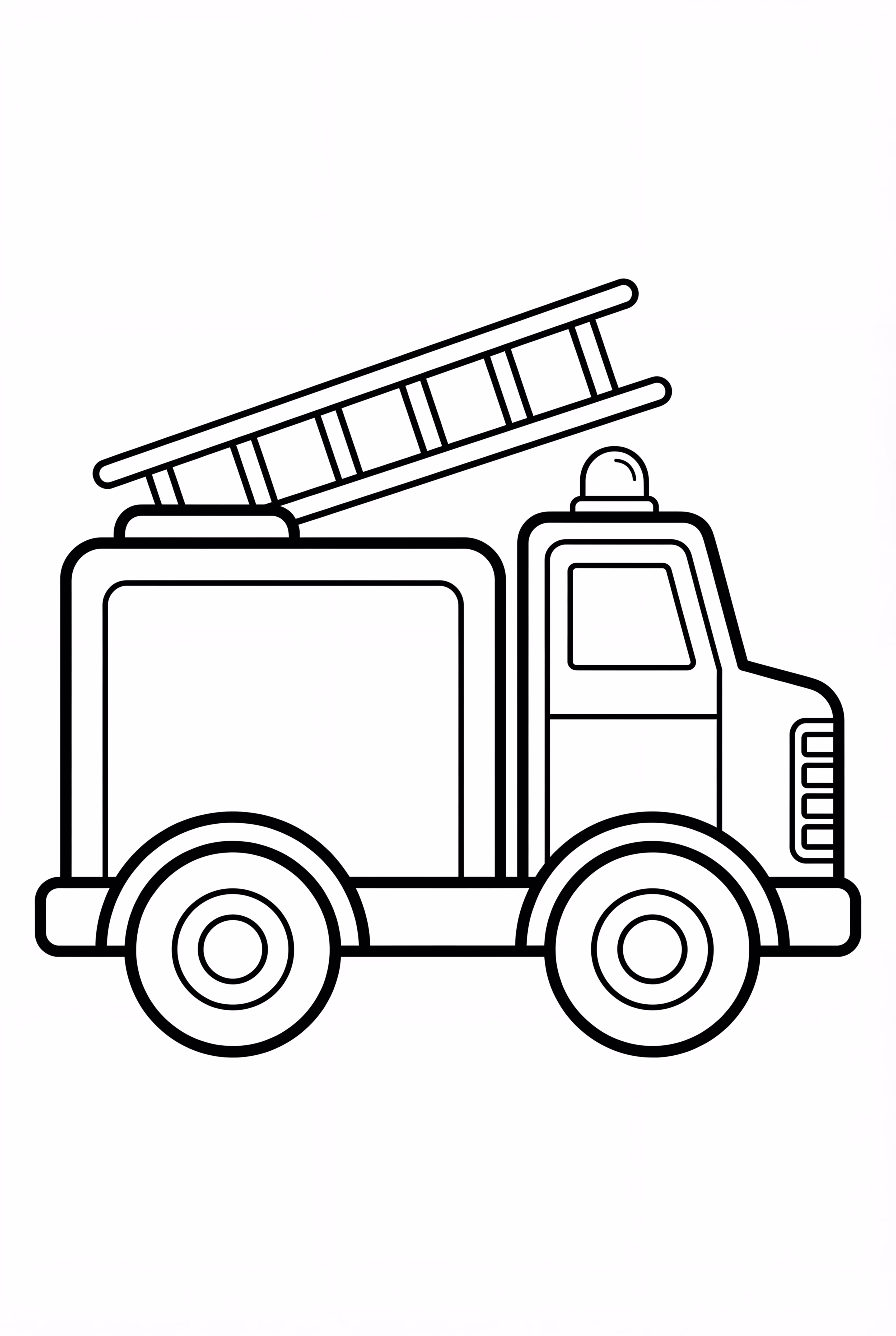 A Simple Community Helpers Fire Truck