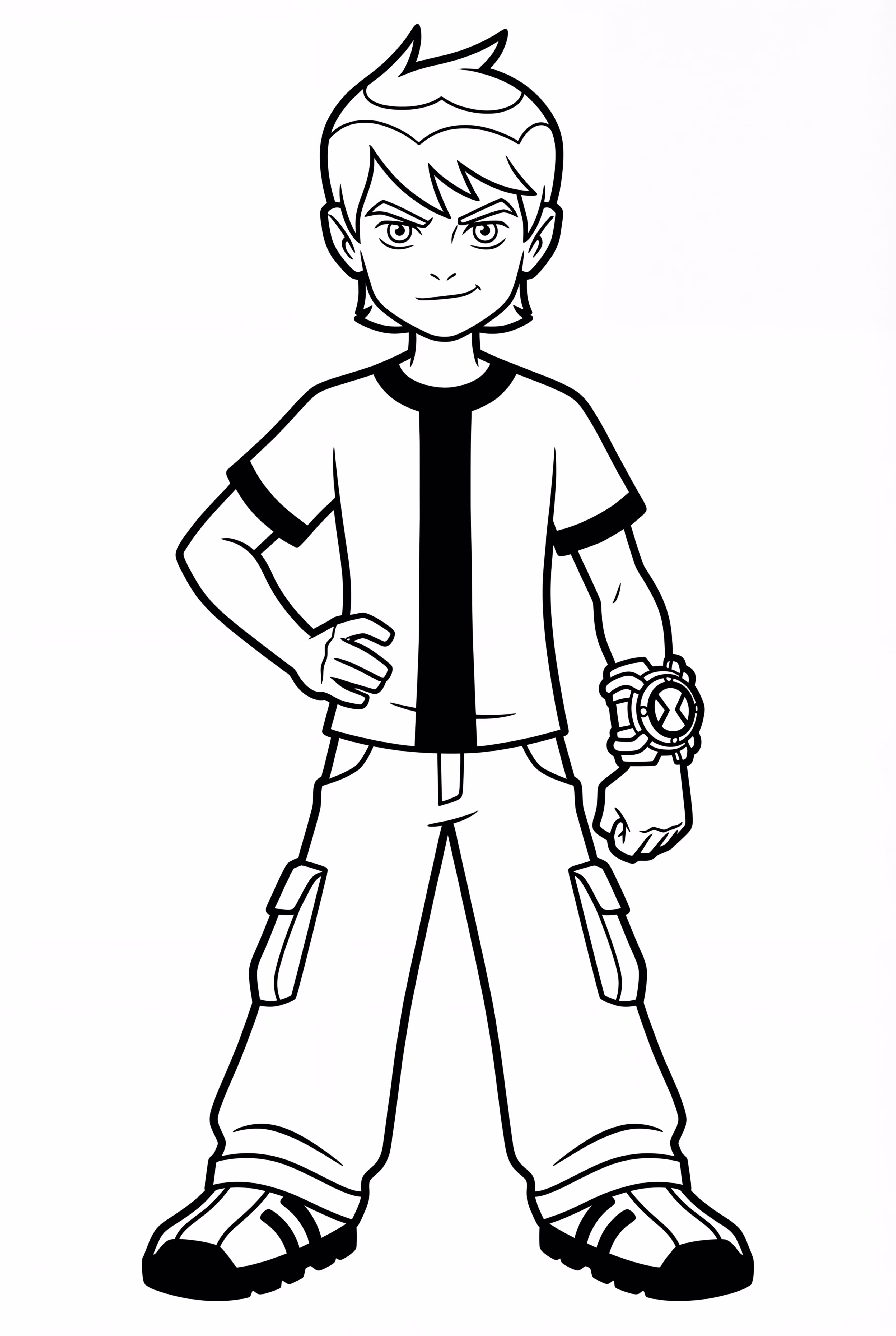 A Simple Pose Of Ben 10