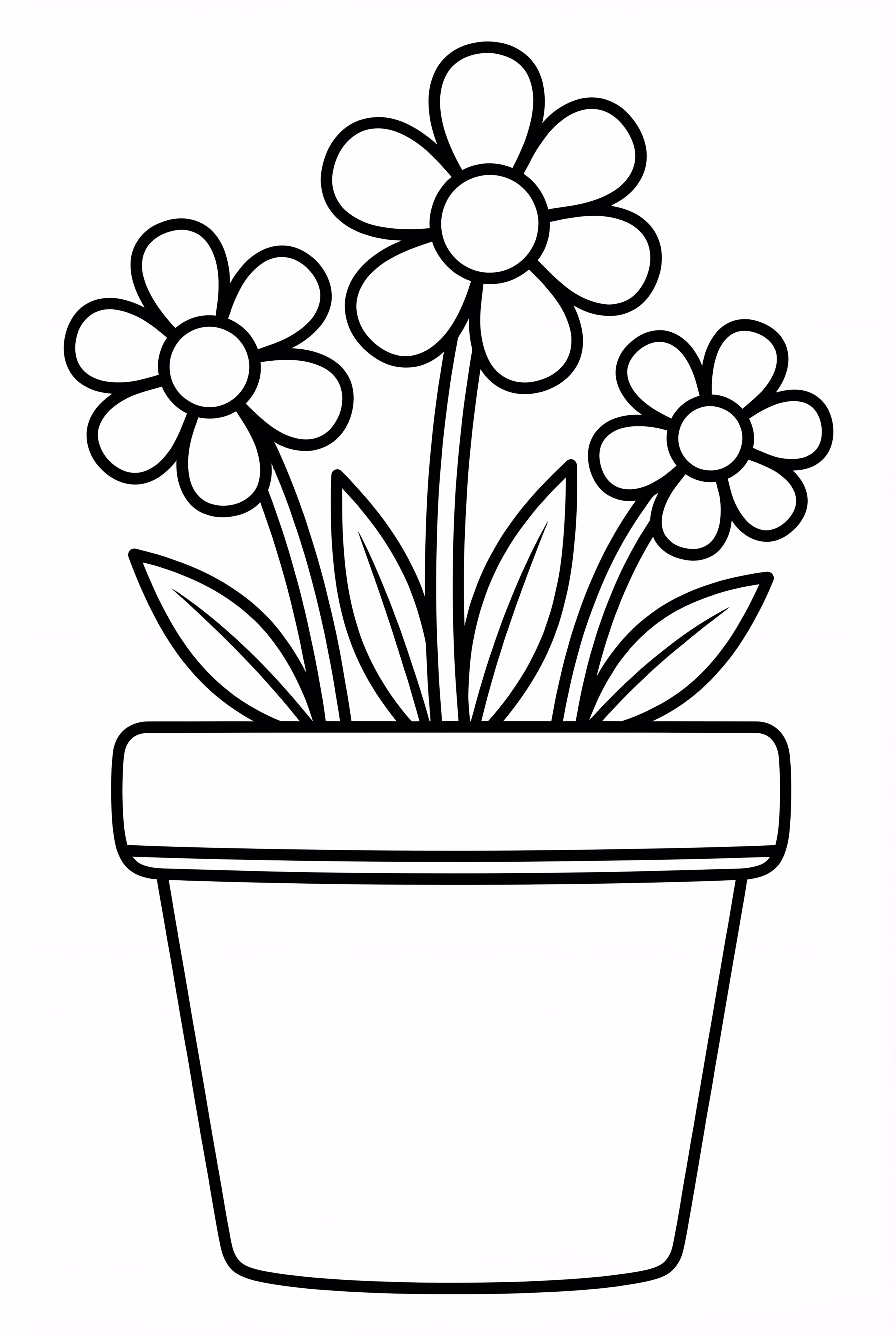 一个简单的花园花盆