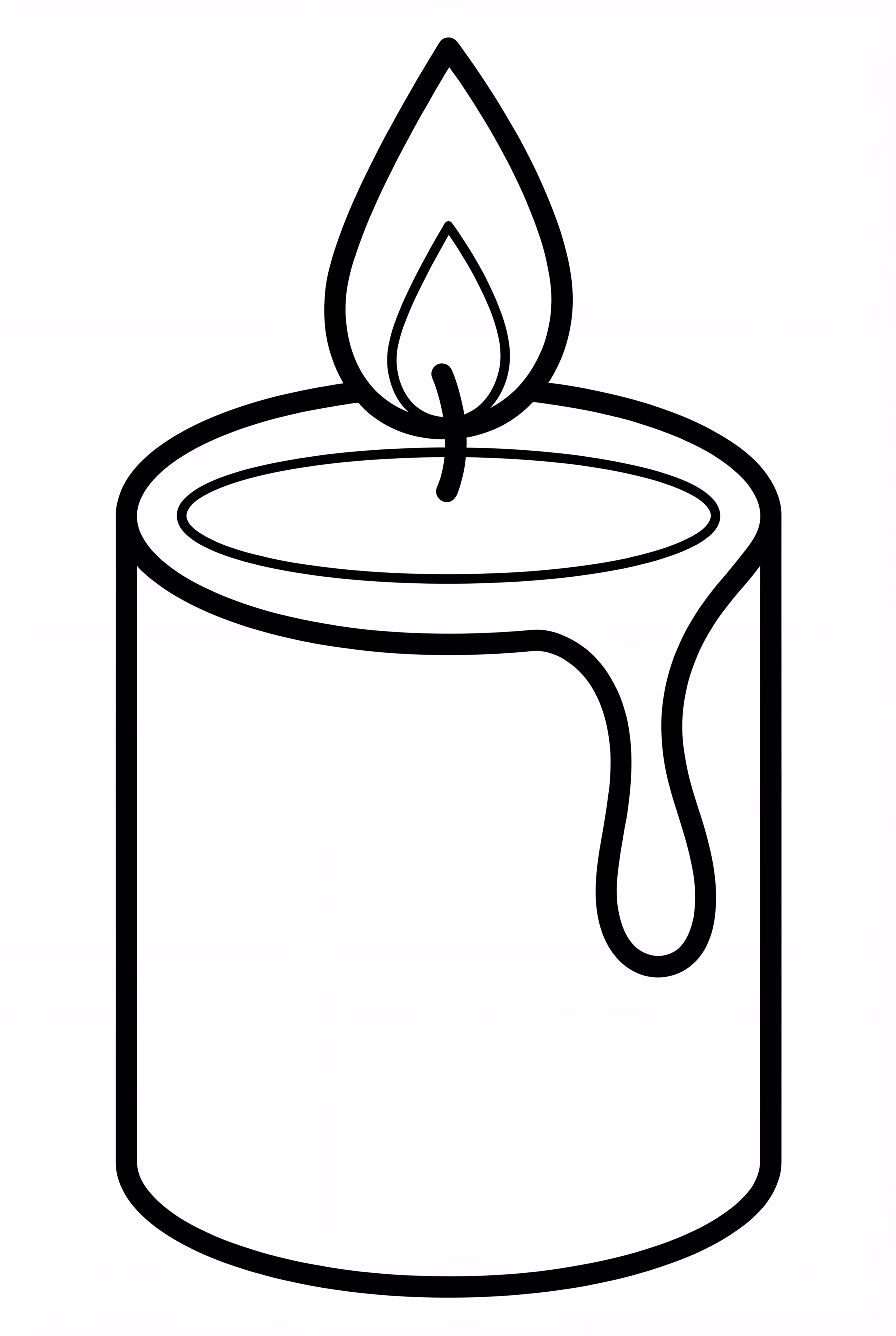 A Simple Rosh Hashanah Candle