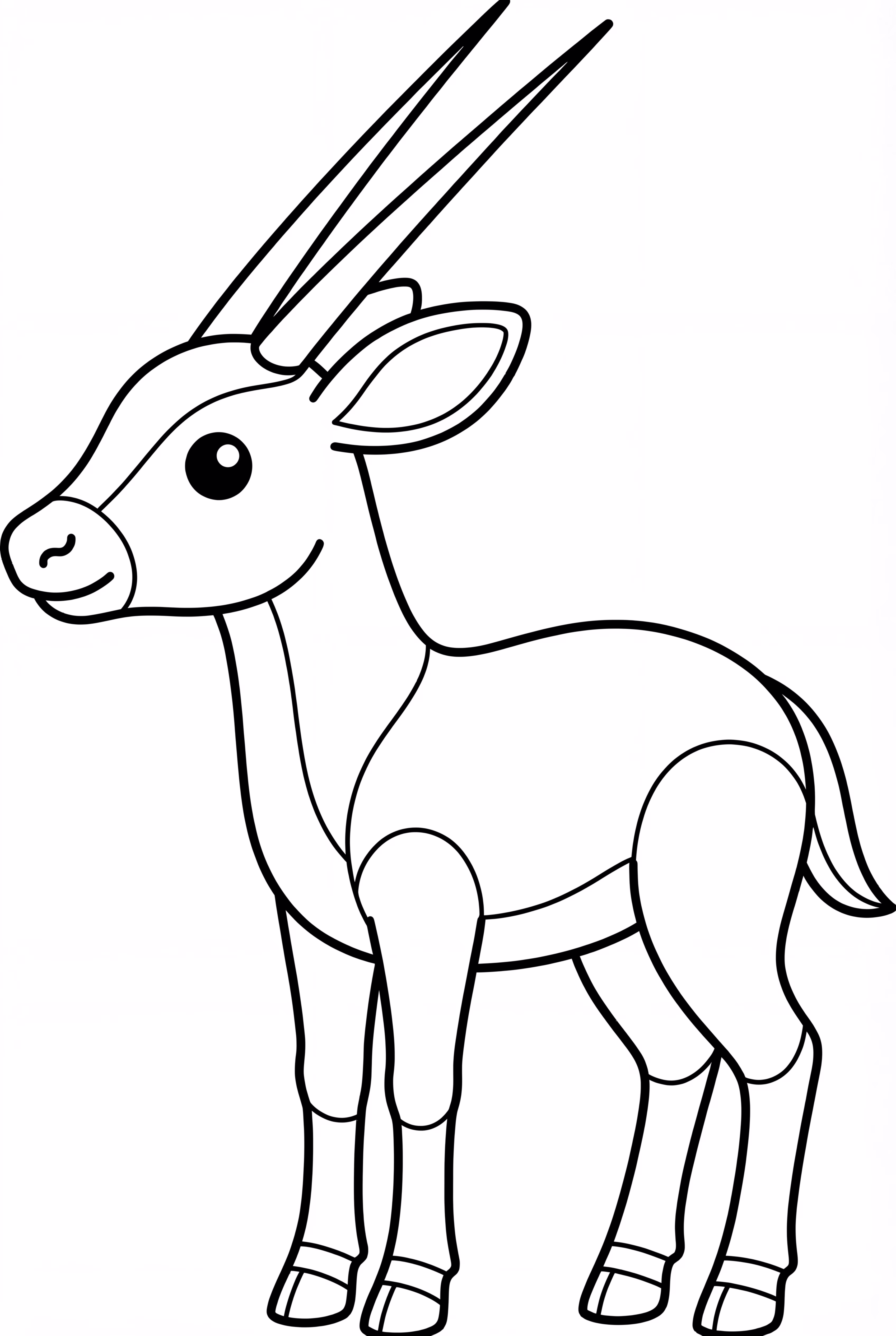 A Simple Saola Outline