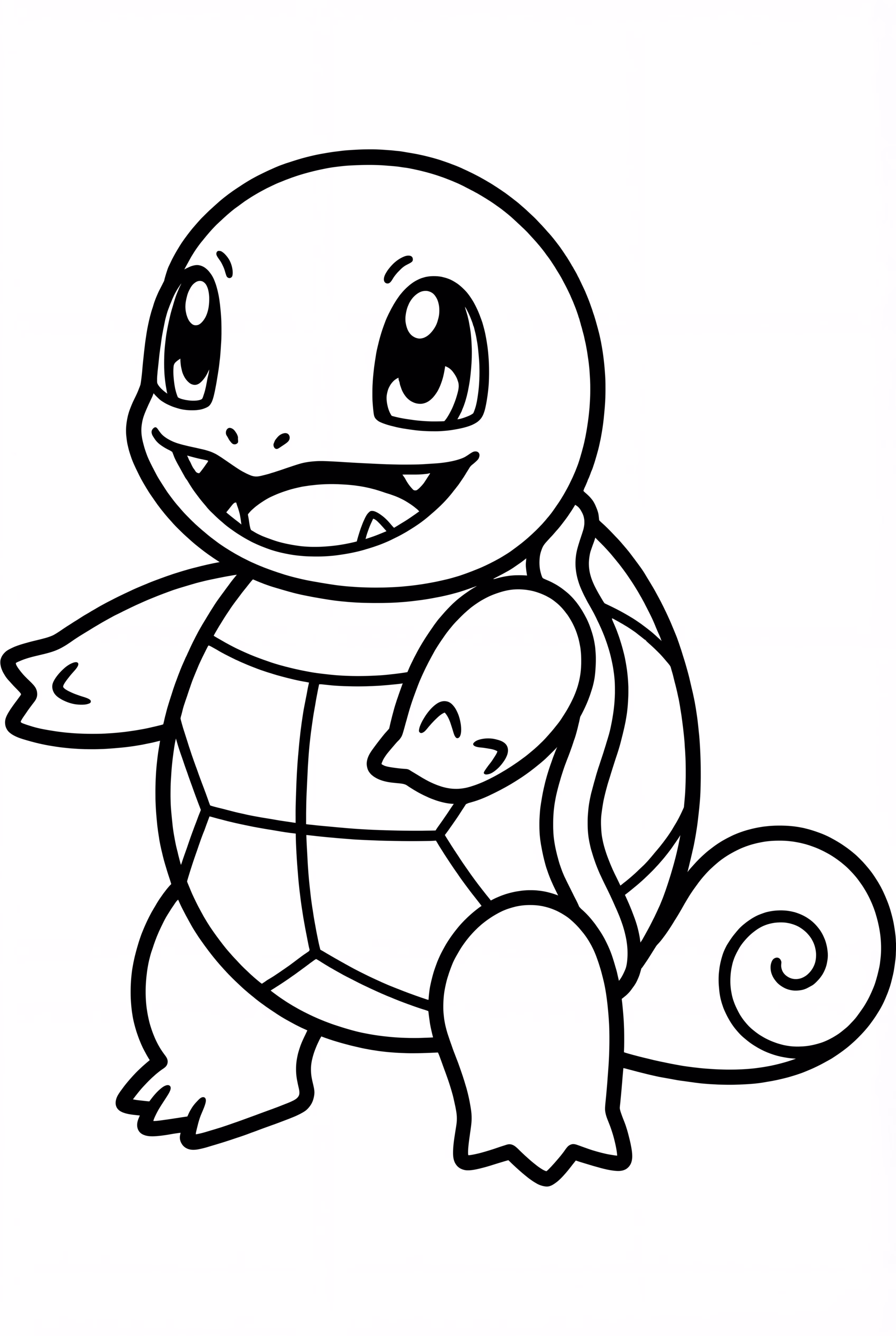 Un Simple Carapuce Souriant