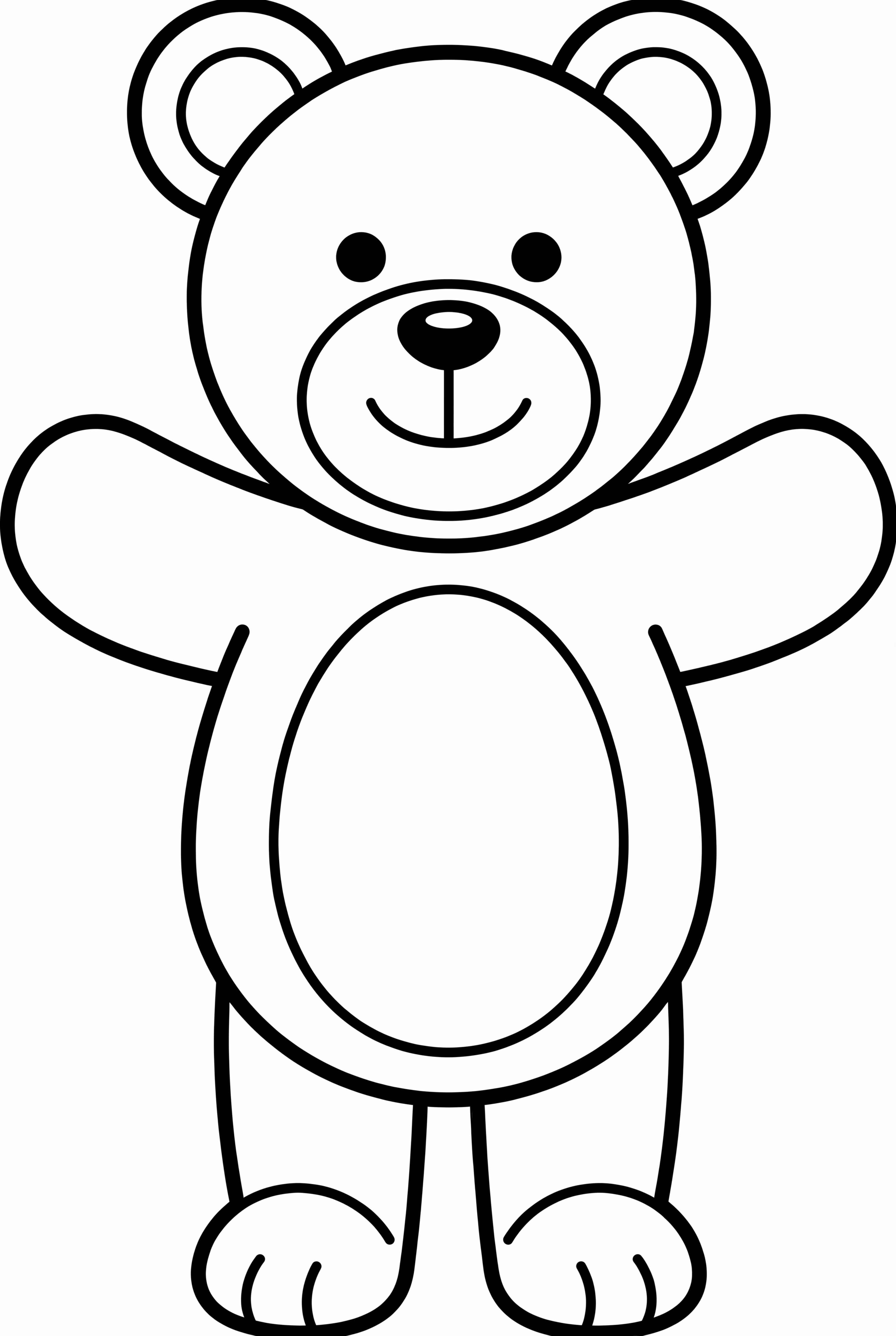 A Simple Standing Teddy Bear