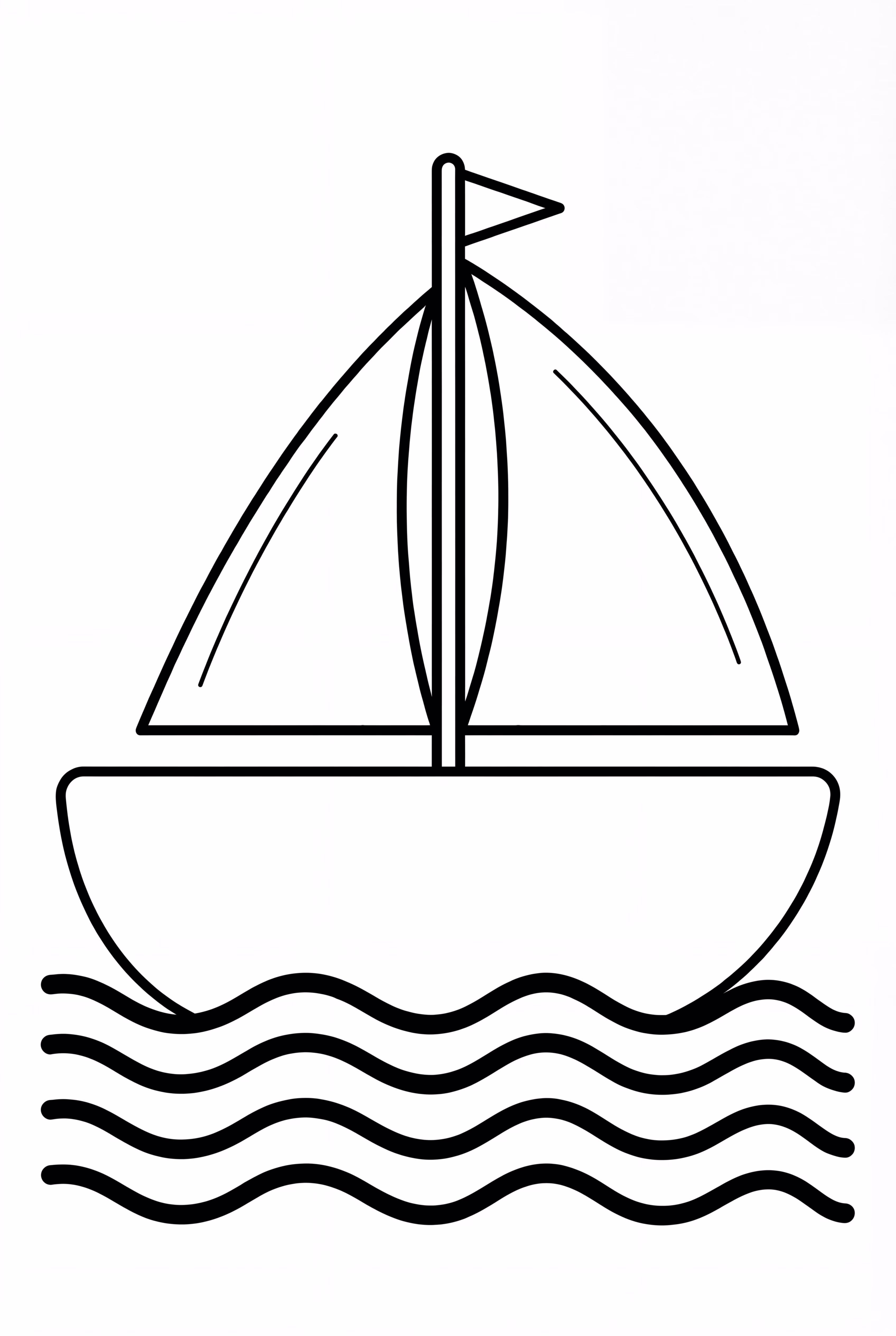 A Simple Summer Sailboat