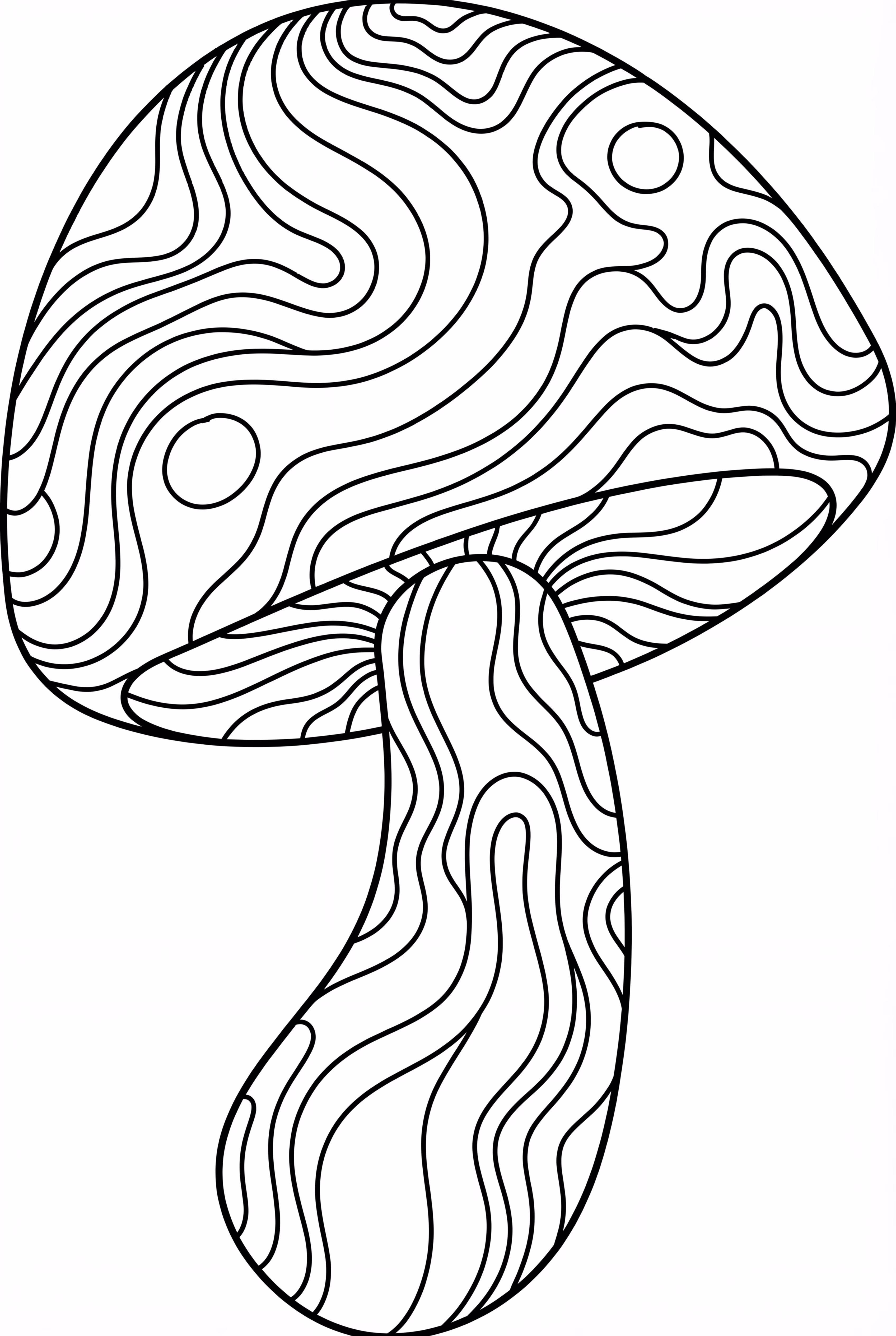 A Simple Trippy Mushroom