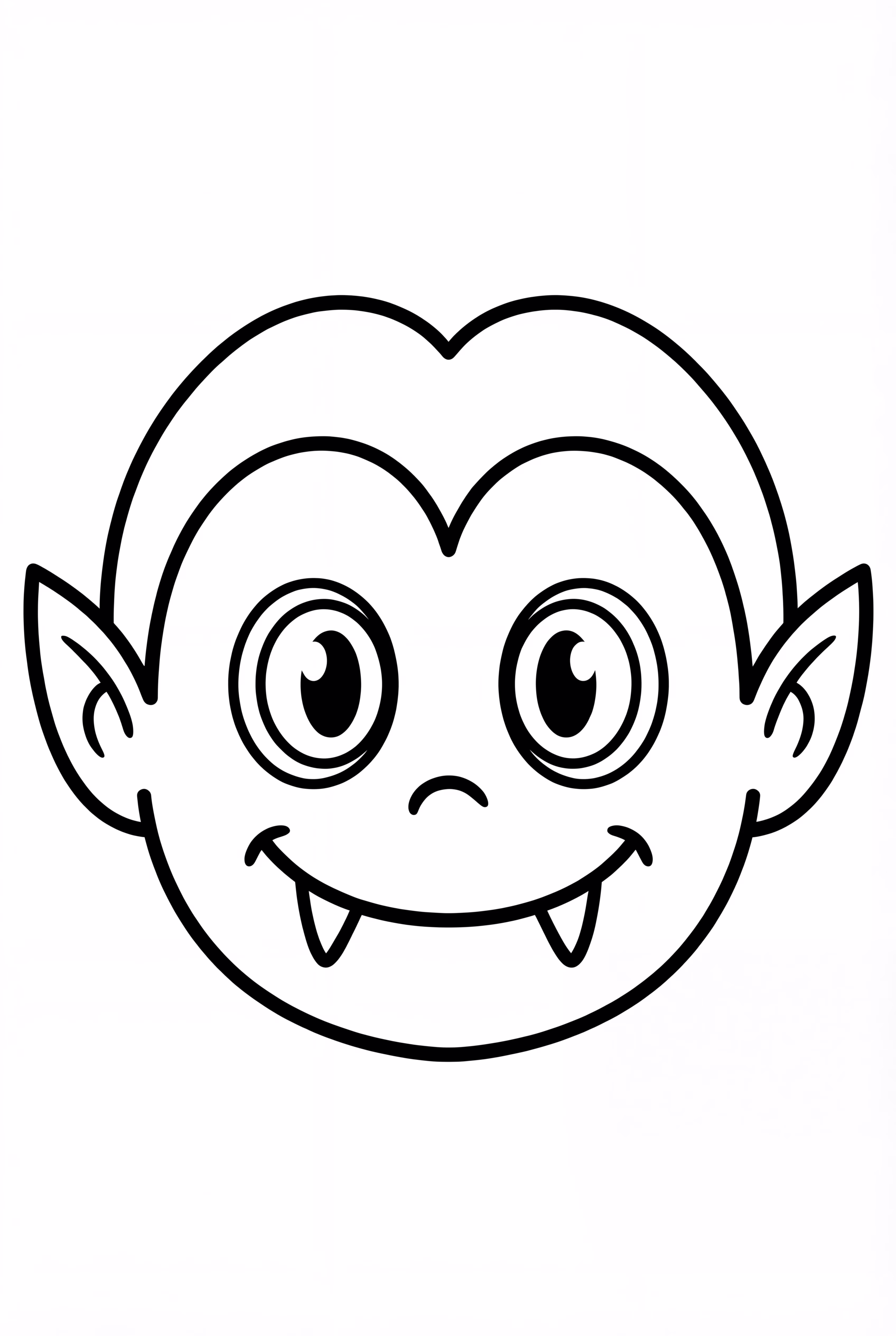 간단한 뱀파이어 얼굴