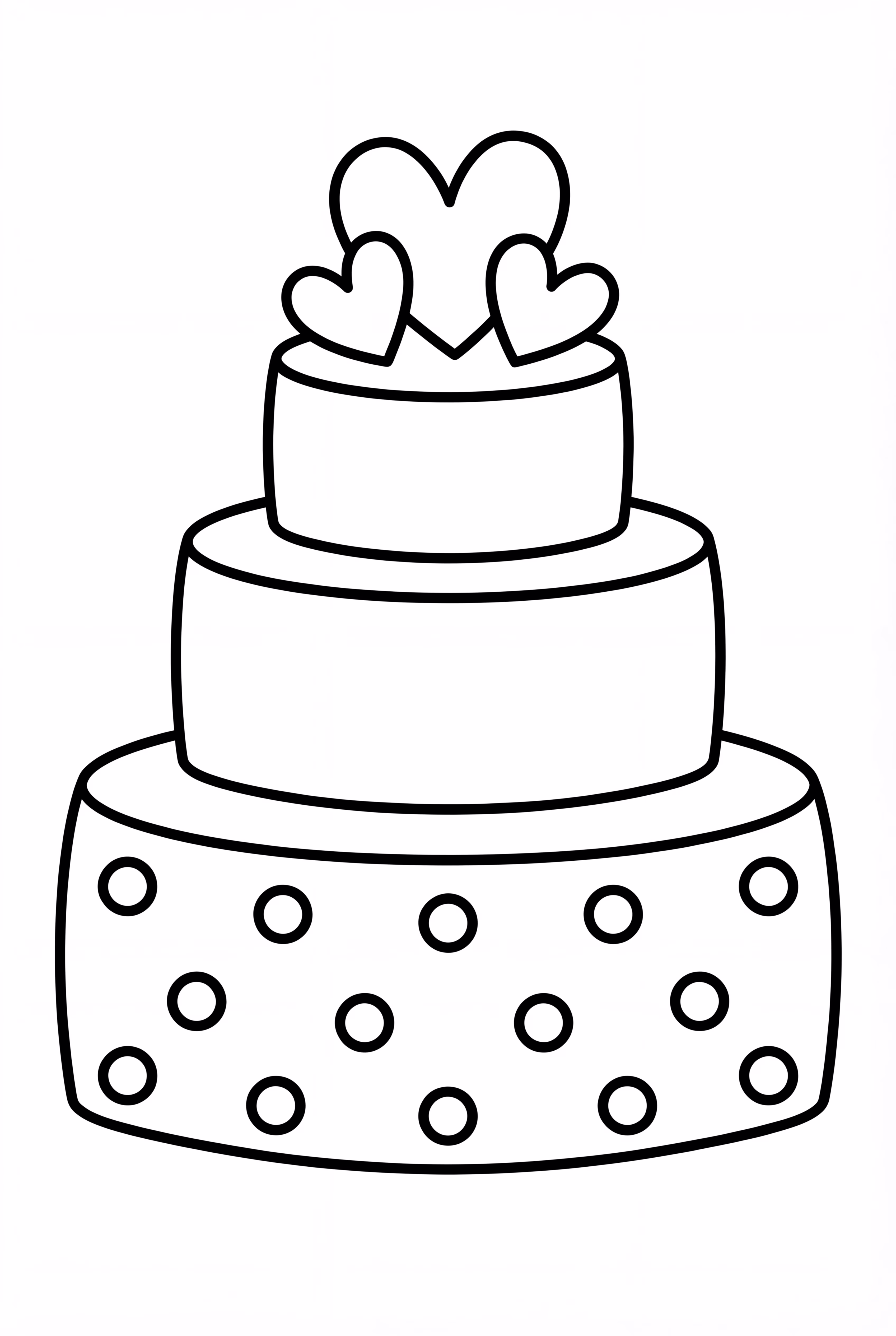 A Simple Wedding Cake