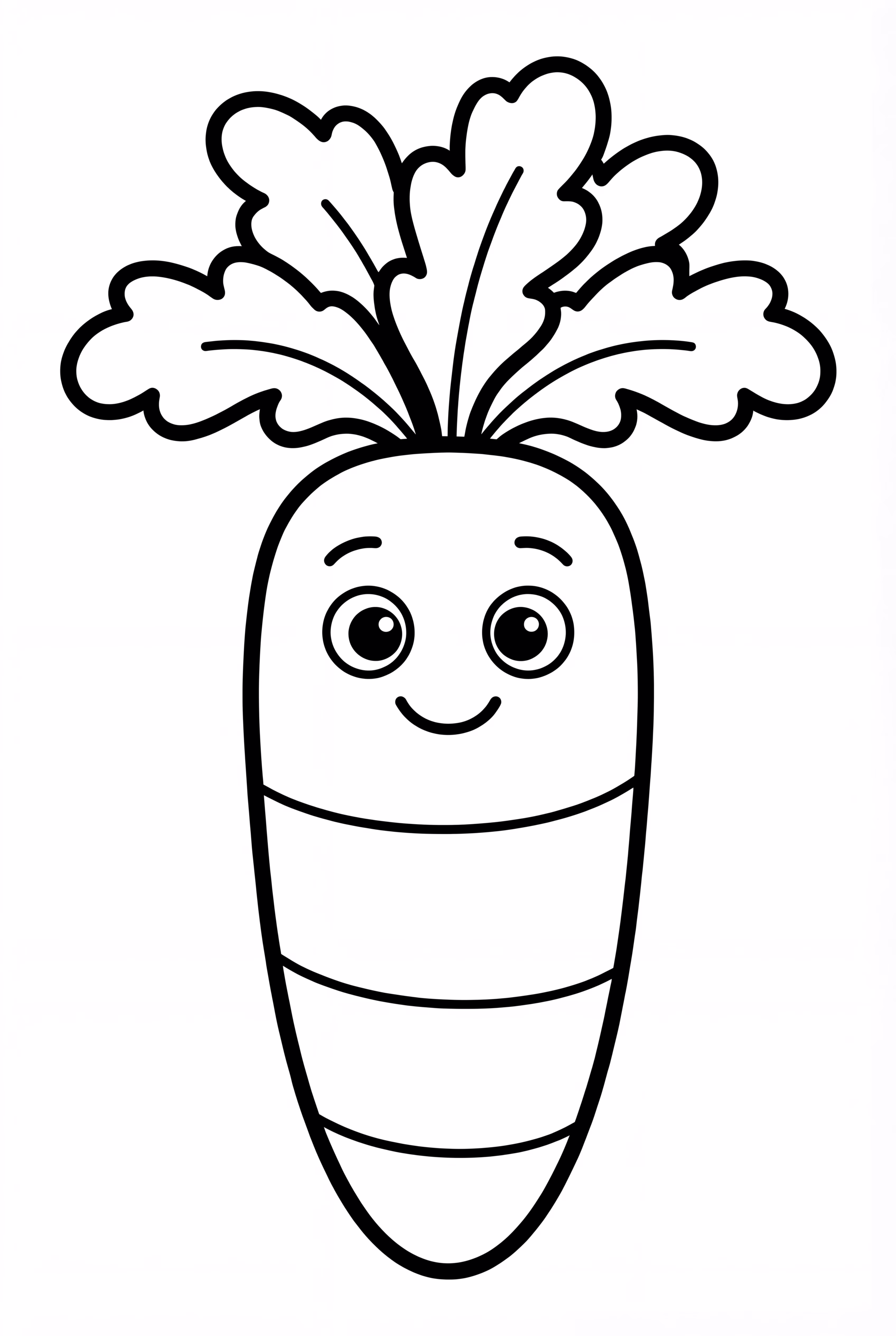 大きな一本のニンジン