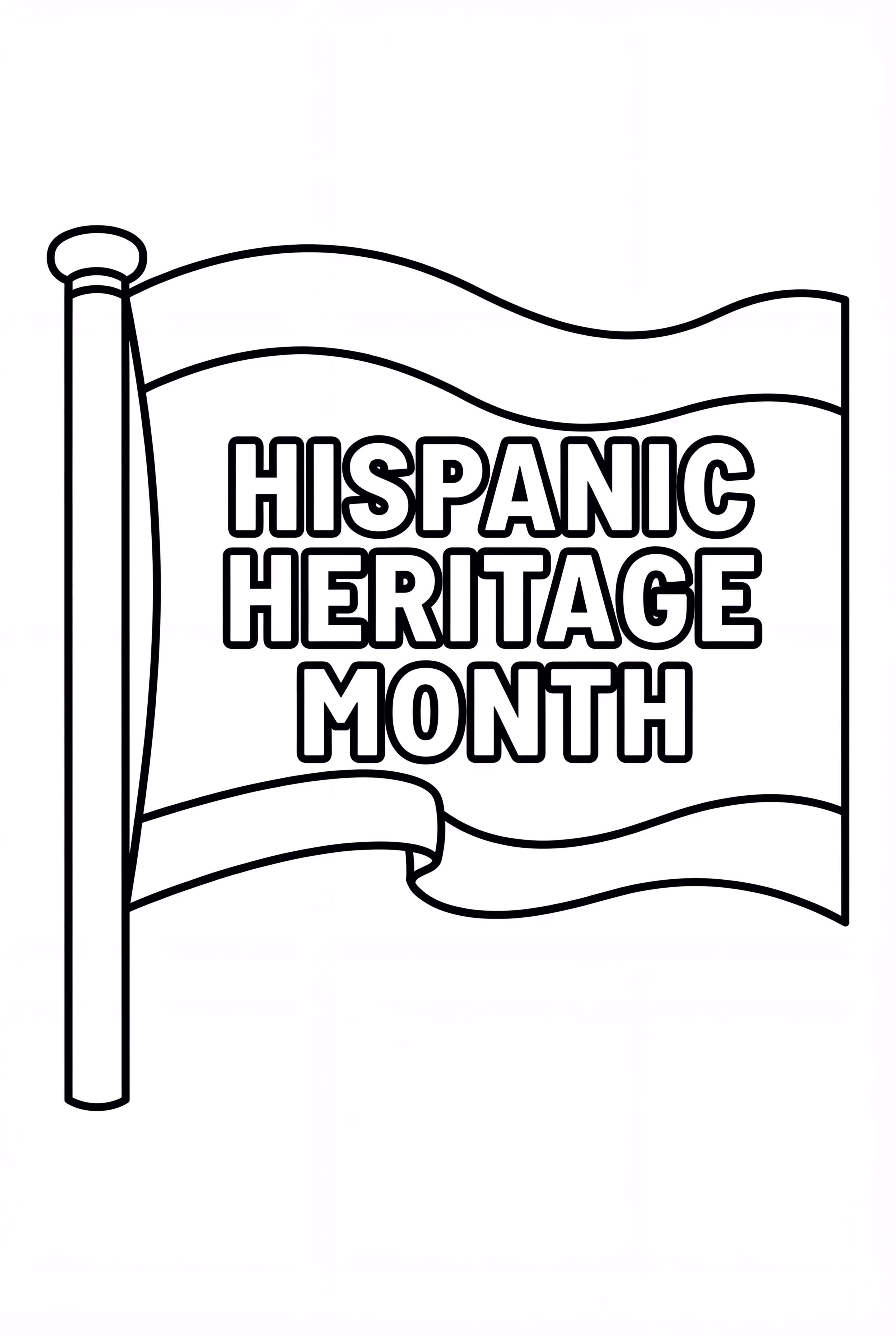 A Single Flag For Hispanic Heritage Month