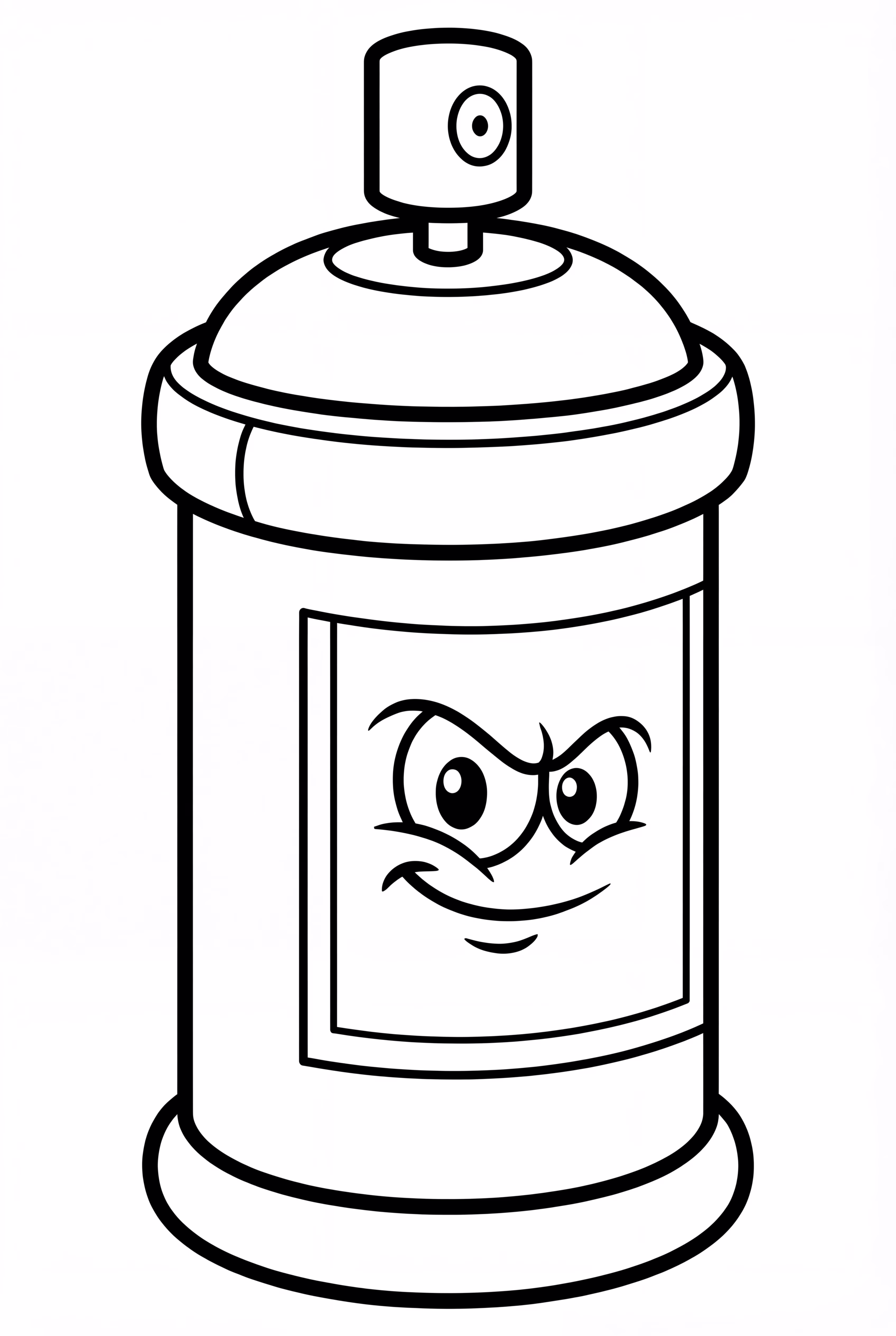 A Single Graffiti Spray Can