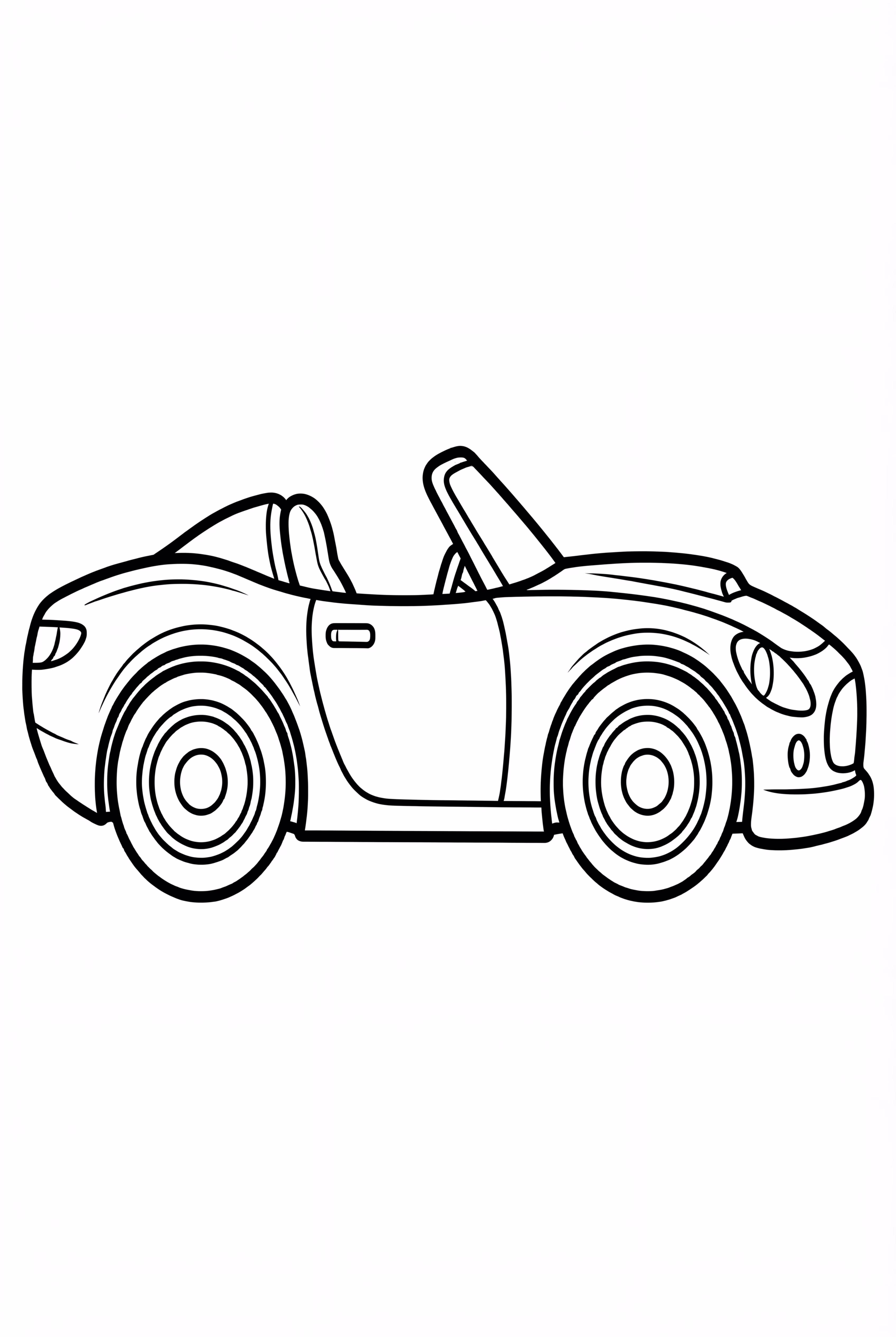 A Single Hot Wheels Convertible Car