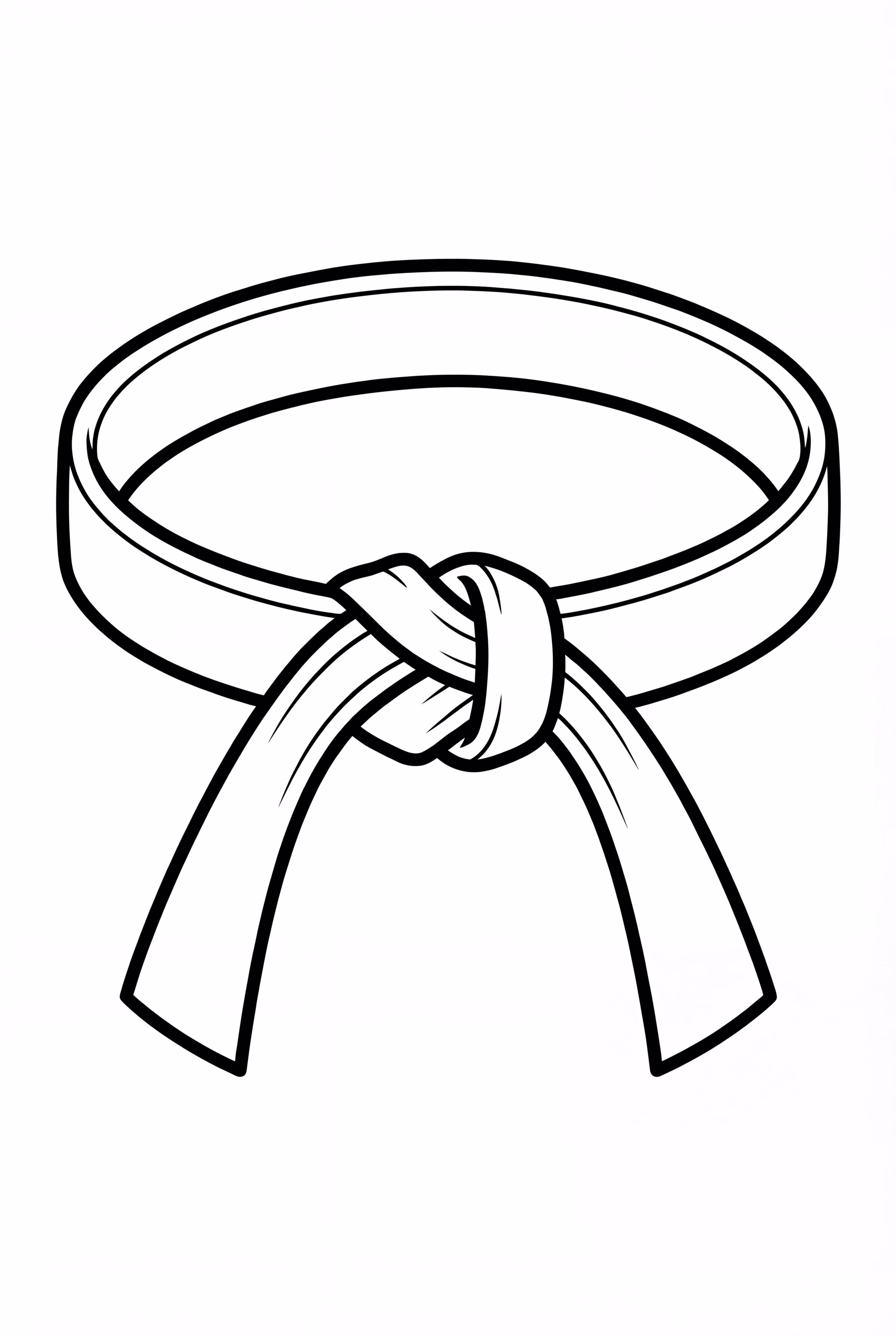 A Single Karate Belt