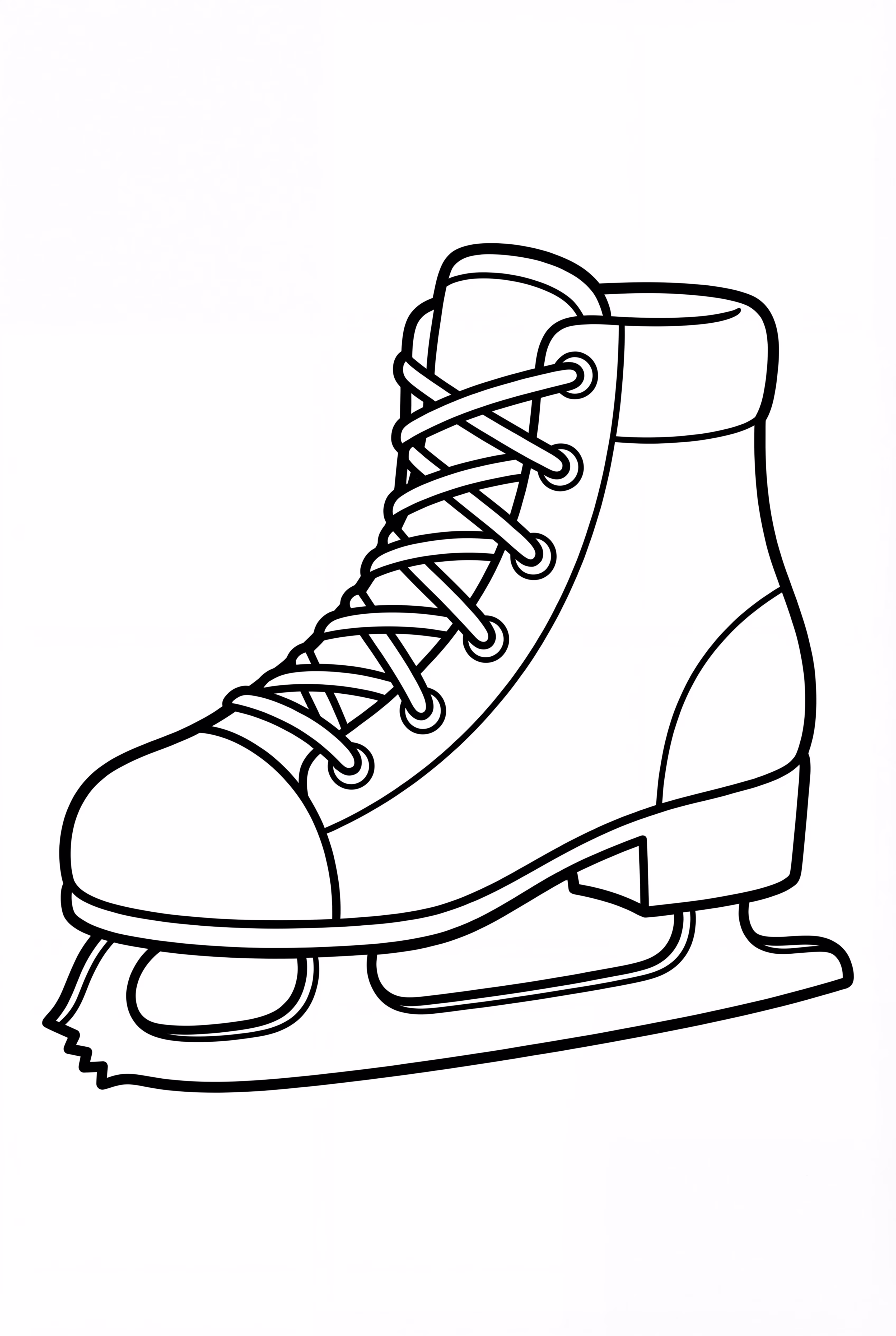 A Single Winter Ice Skate
