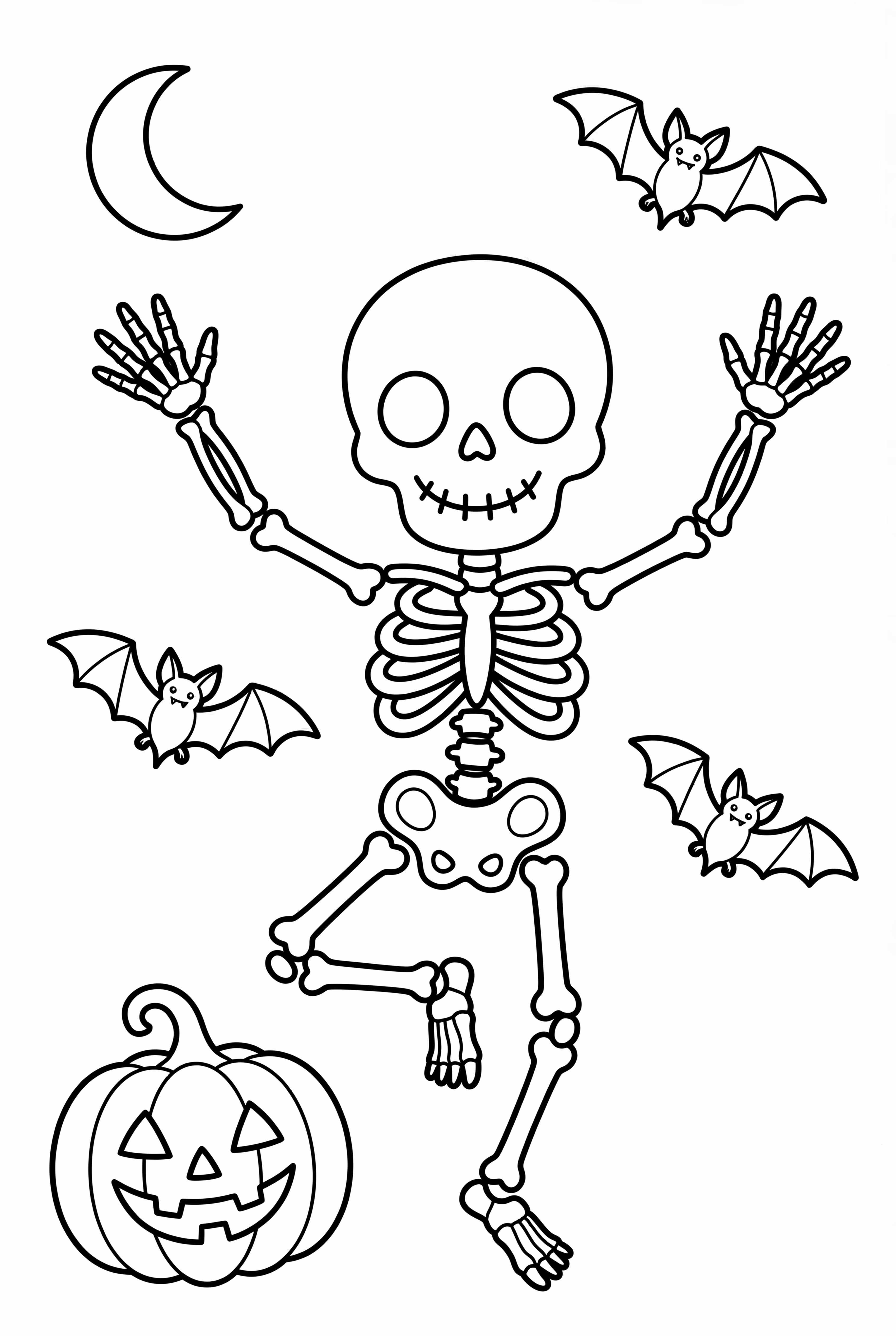 A Skeleton Dancing on Halloween 2025