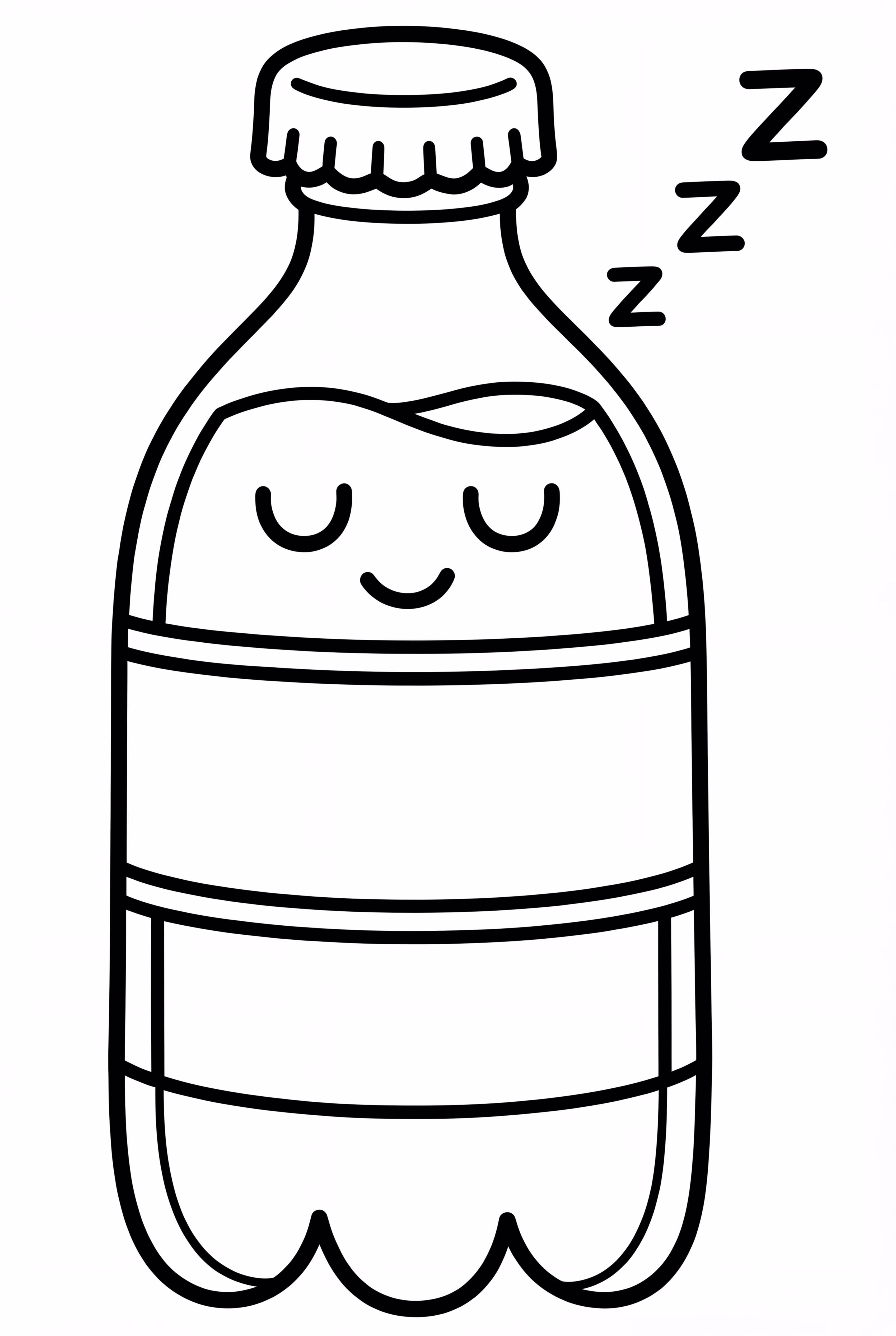 A Sleeping Soda Pop Bottle