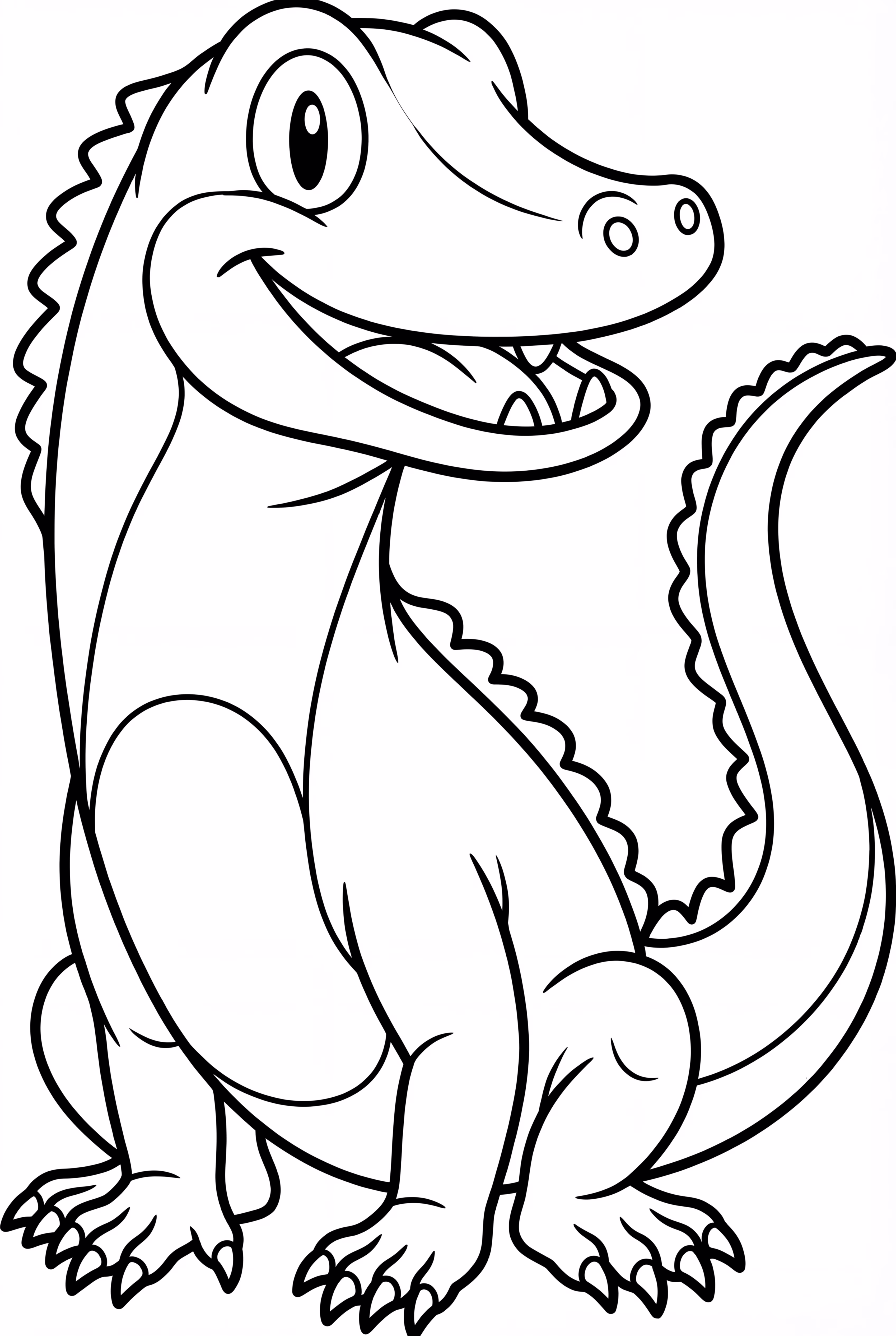 A Smiling Komodo Dragon