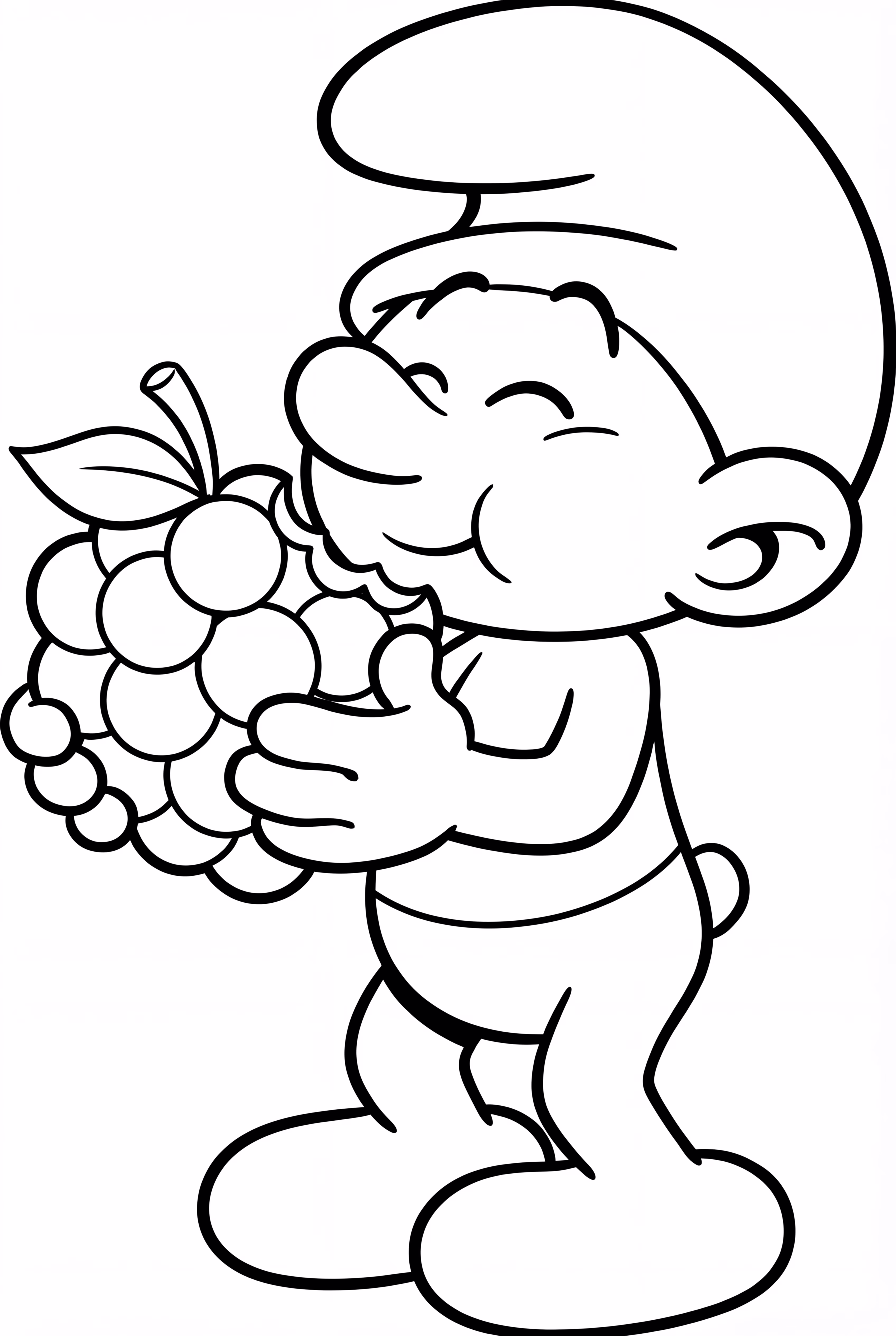 A Smurf Eating A Smurfberry