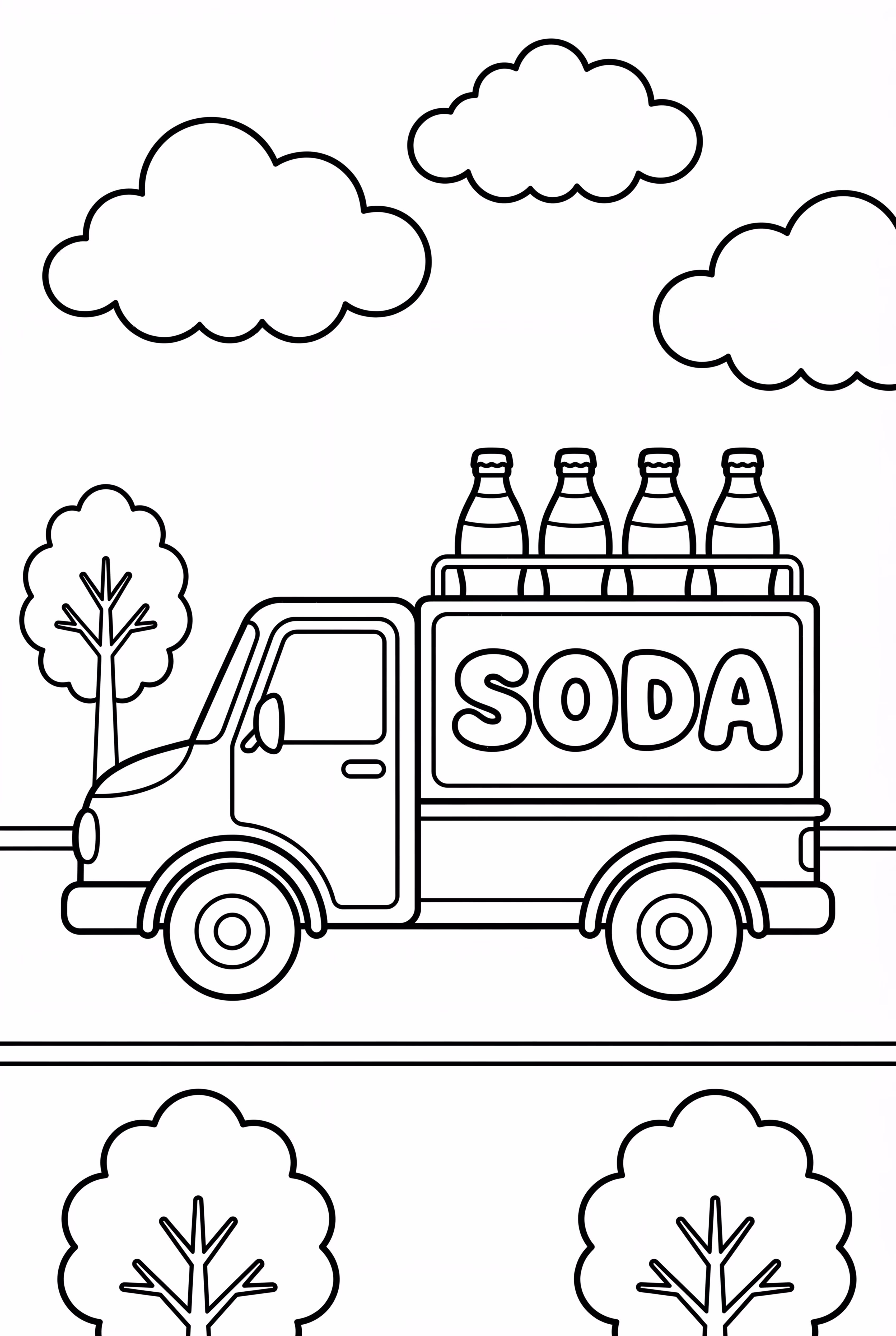 A Soda Pop Delivery Truck