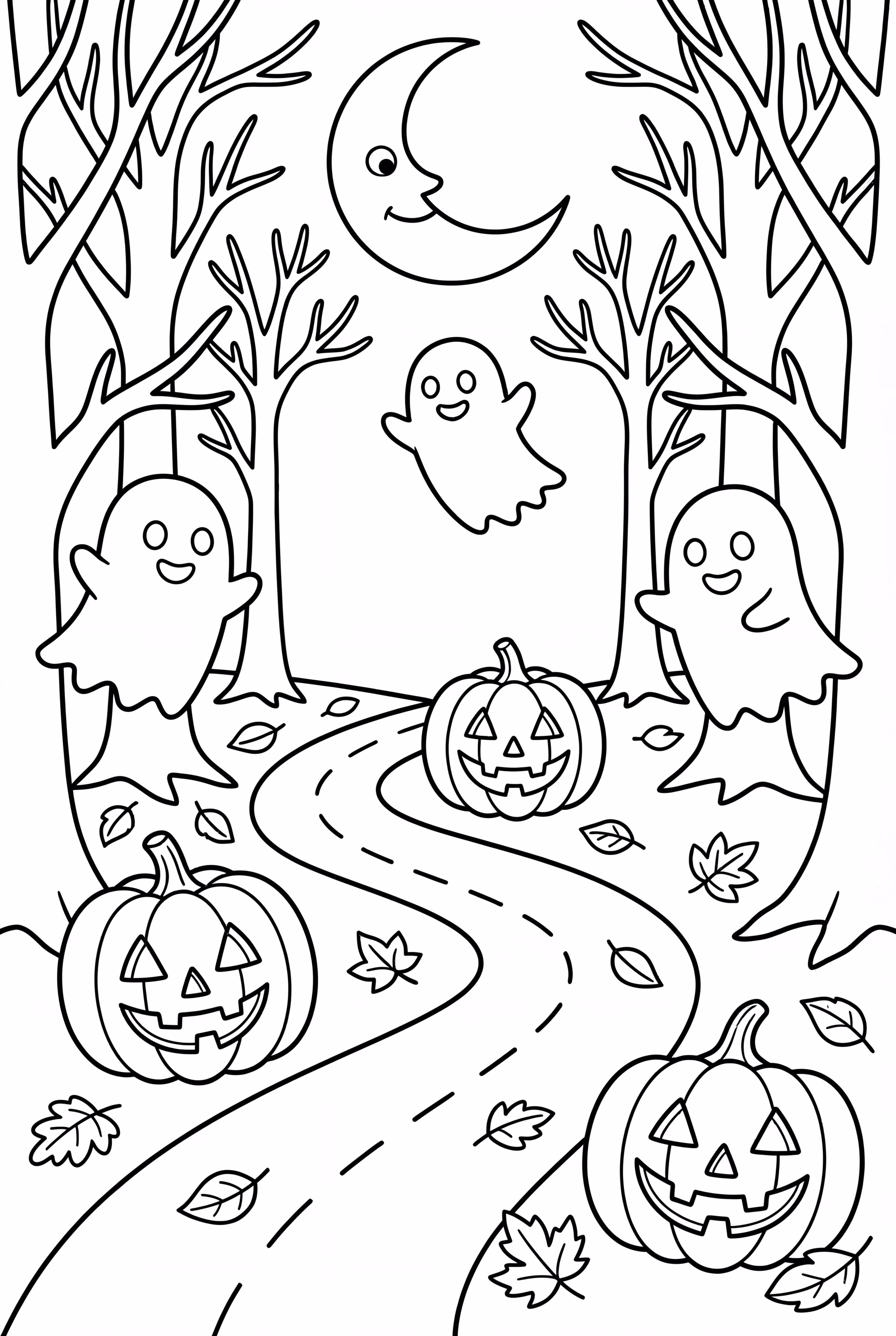 A Spooky Forest Path for Halloween 2025