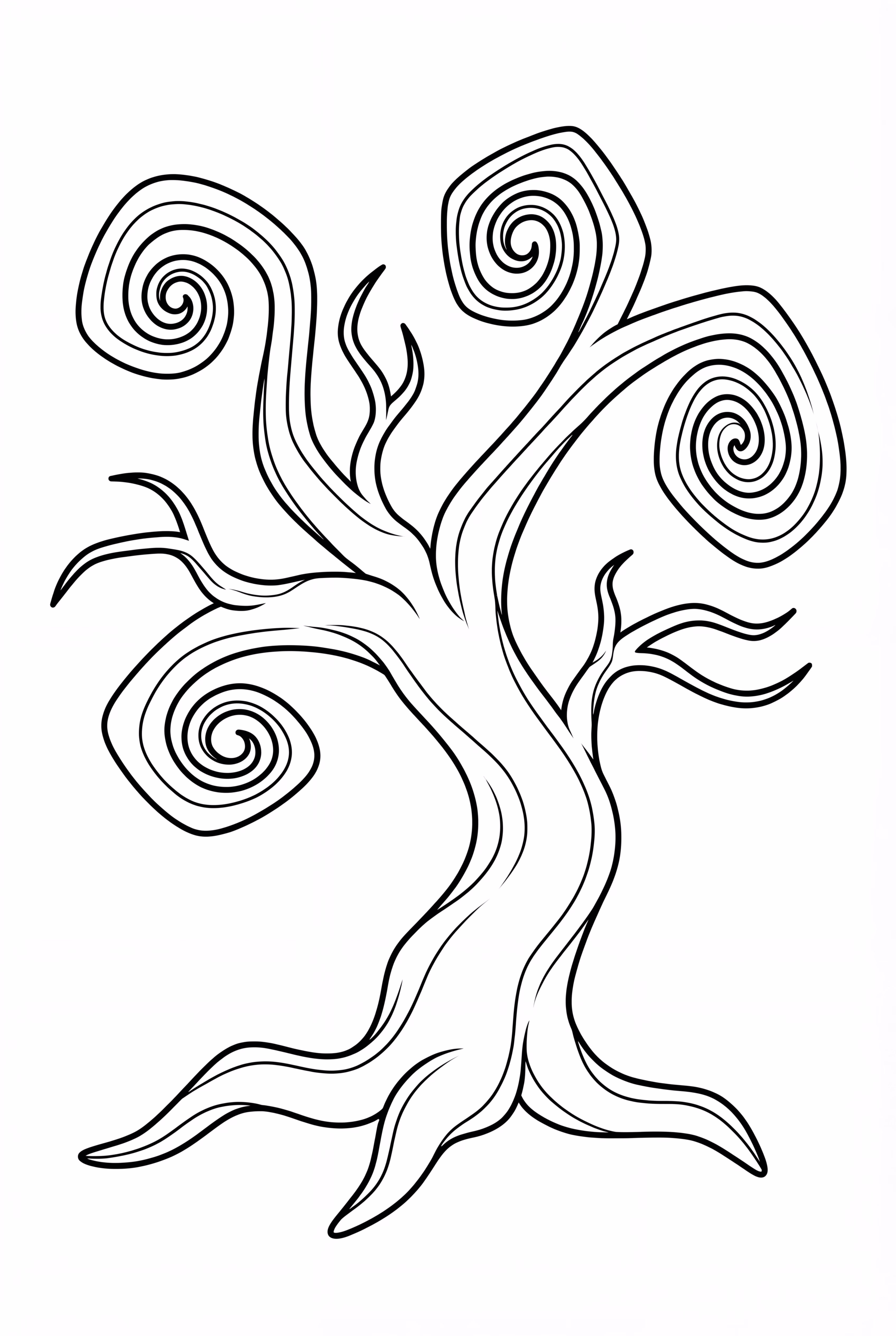 A Spooky Tree From The Nightmare Before Christmas Forest