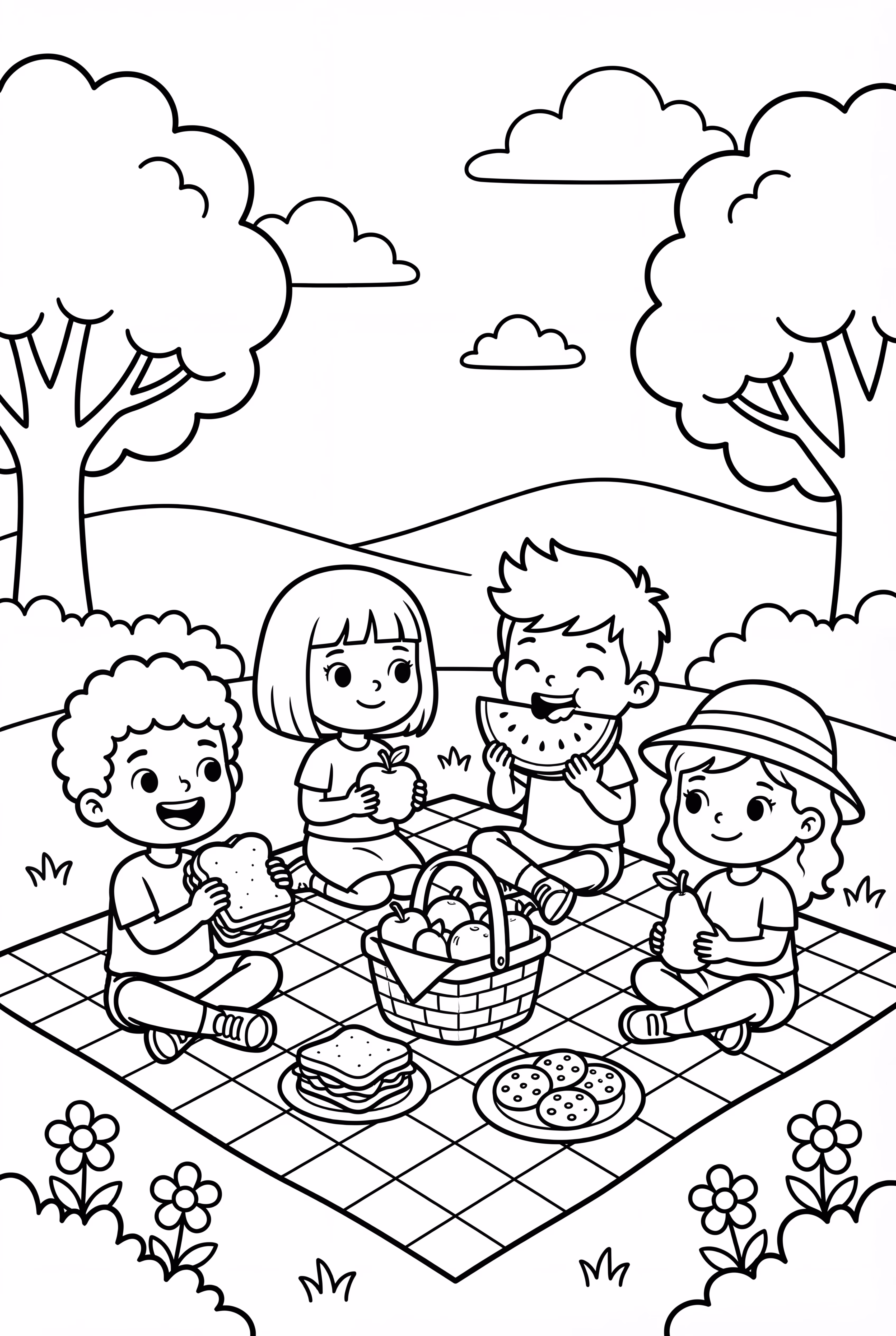 A Summer Picnic In The Park