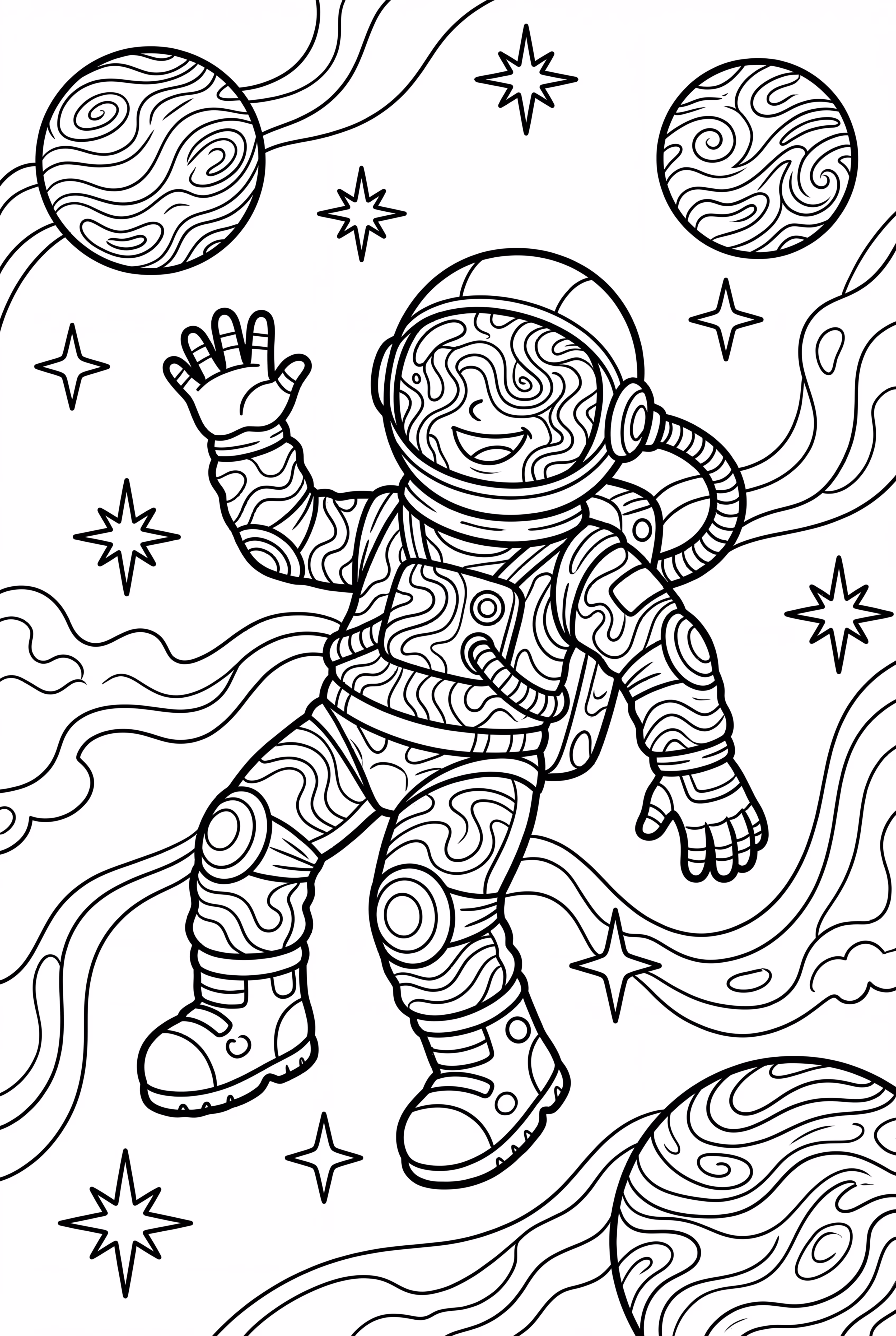 우주를 떠도는 환각 우주비행사