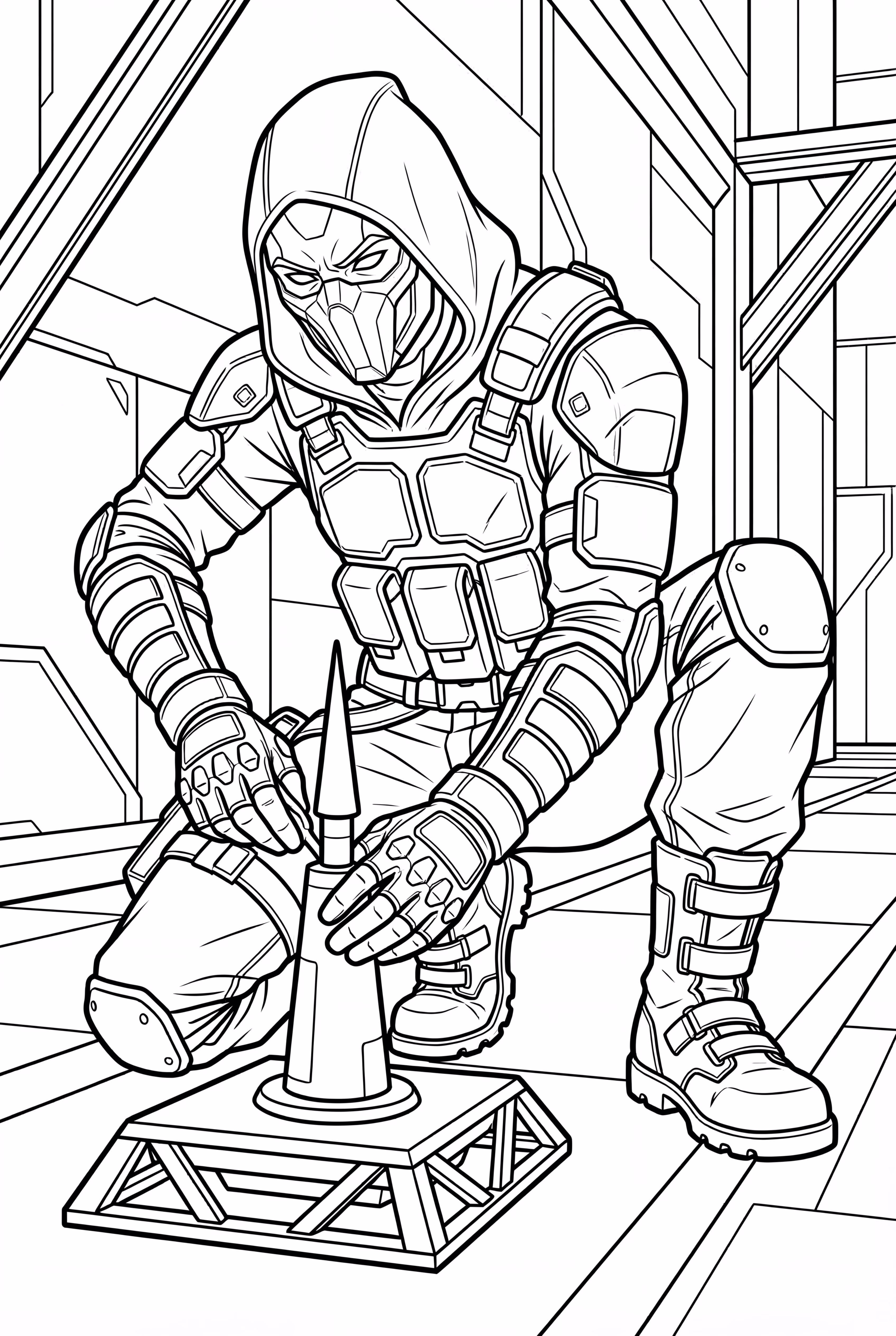 Ein Valorant-Agent beim Entschärfen des Spike