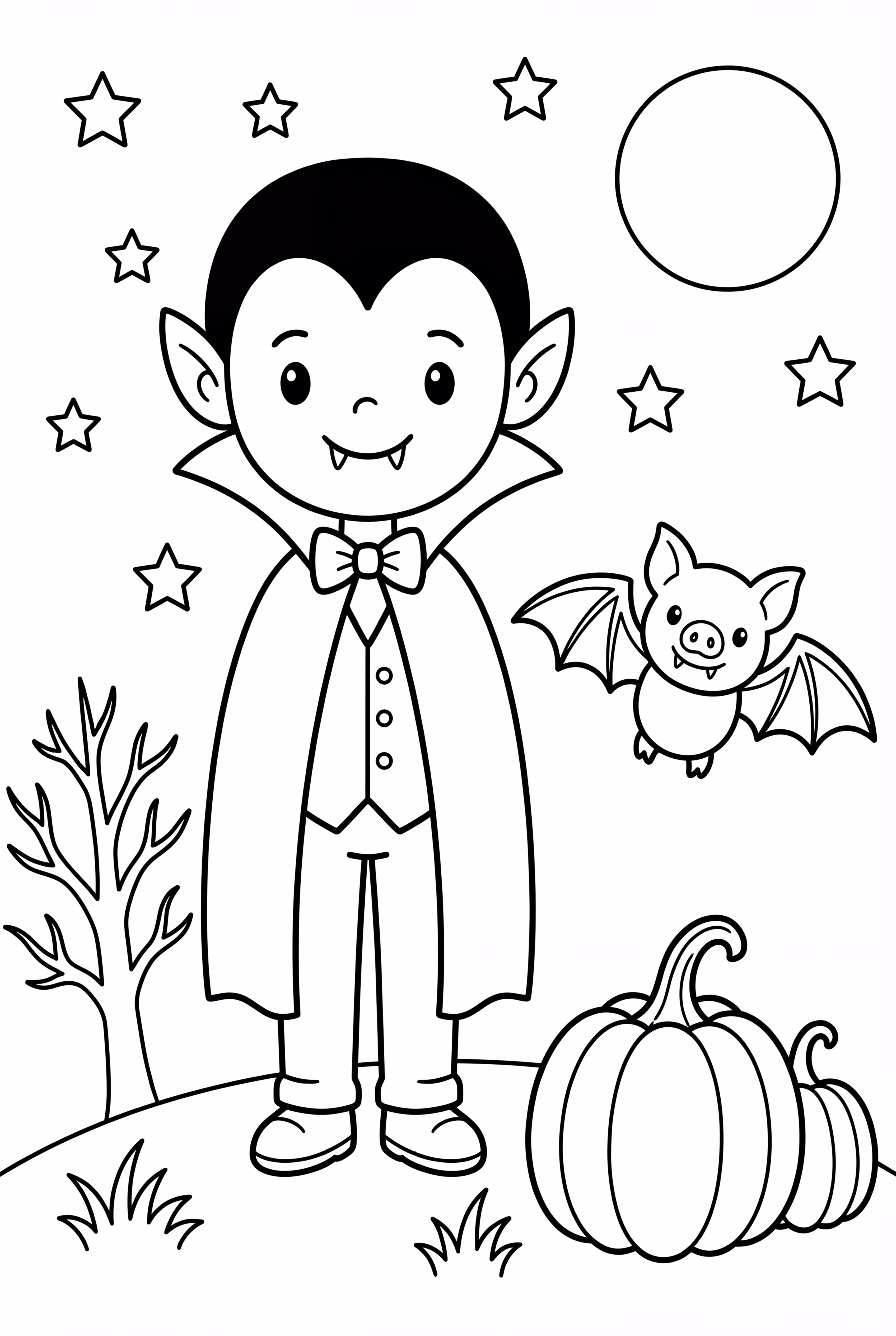 할로윈 2025을 위한 뱀파이어와 박쥐