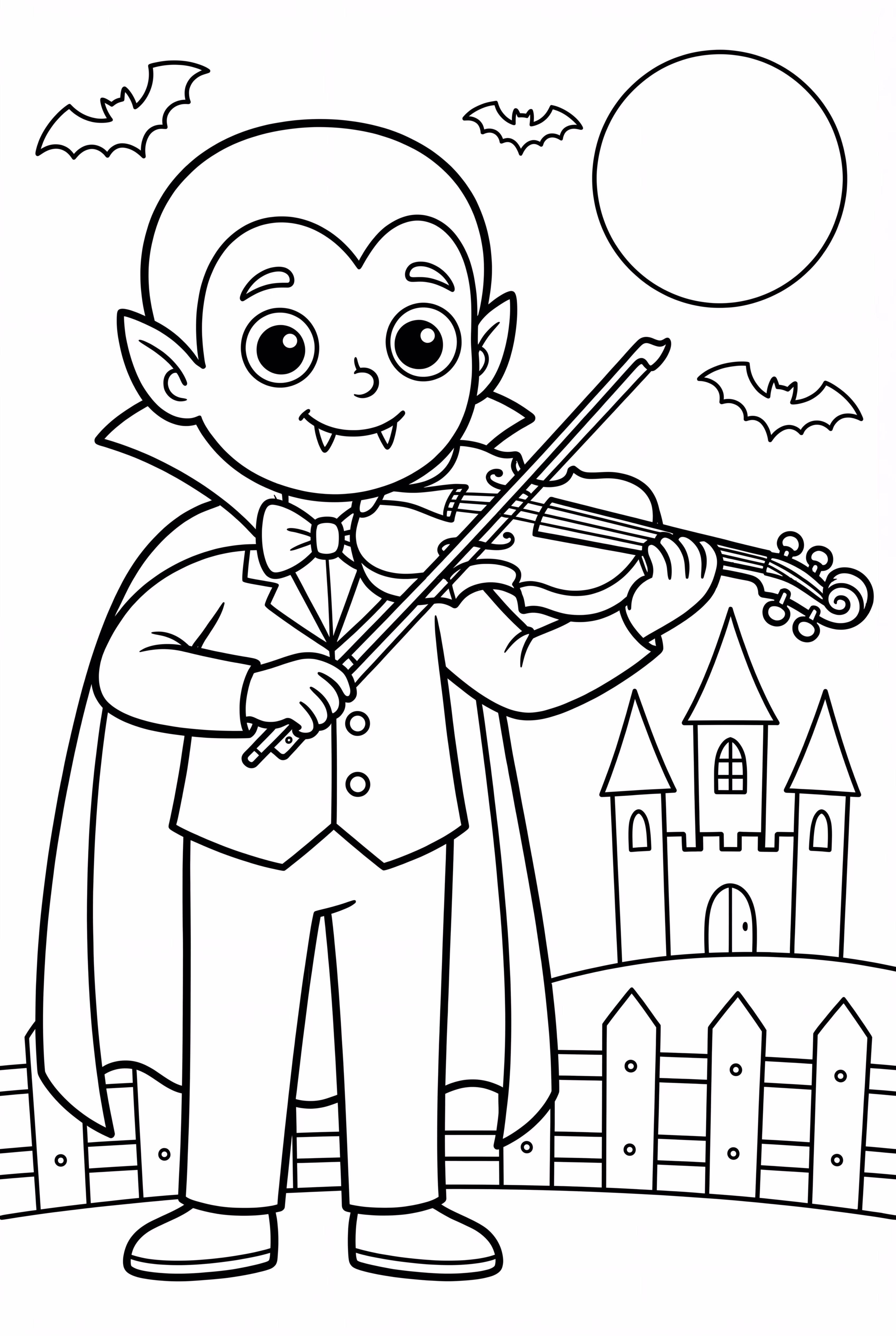 Um Vampiro Tocando Violino