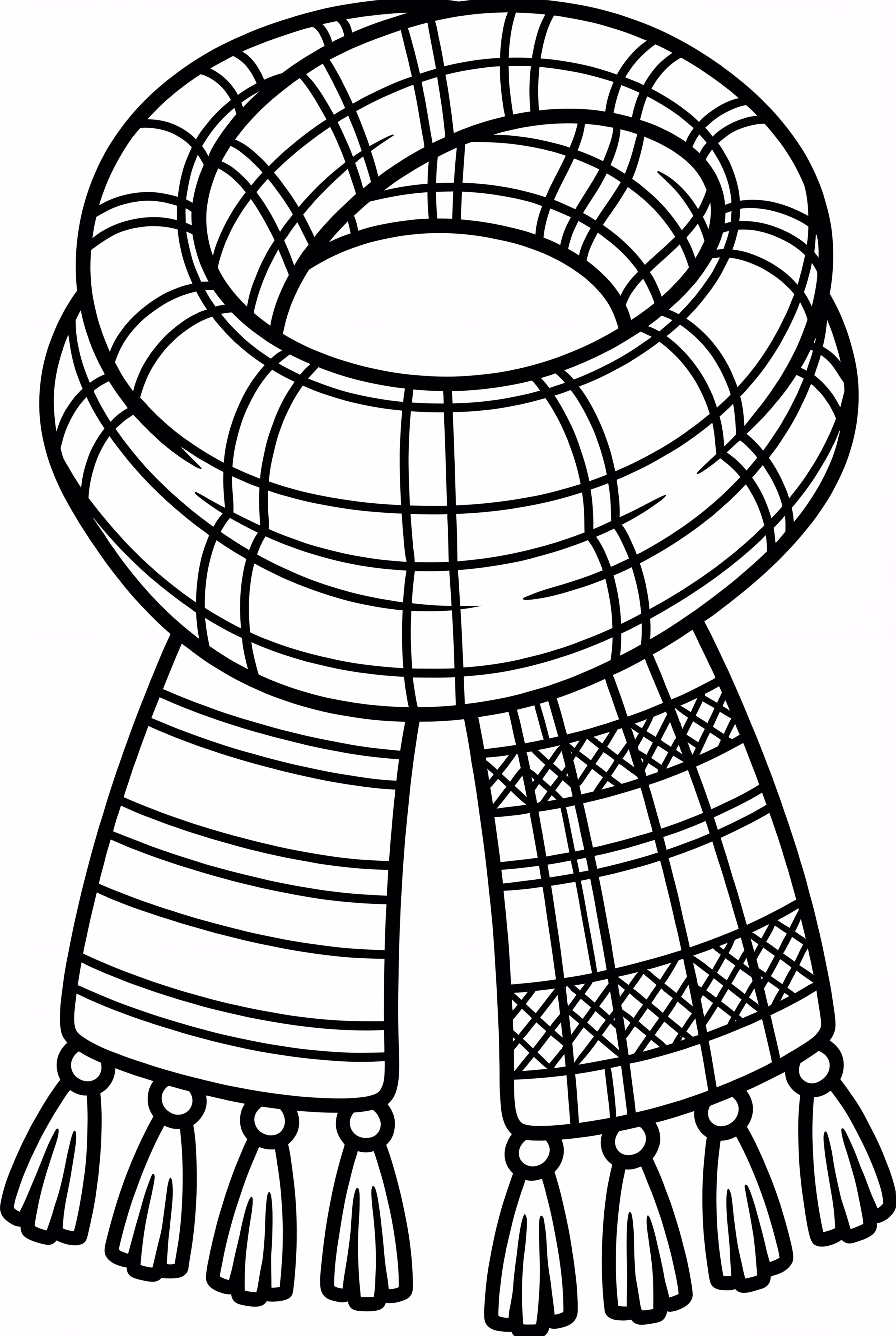 A Warm Autumn Fall Scarf