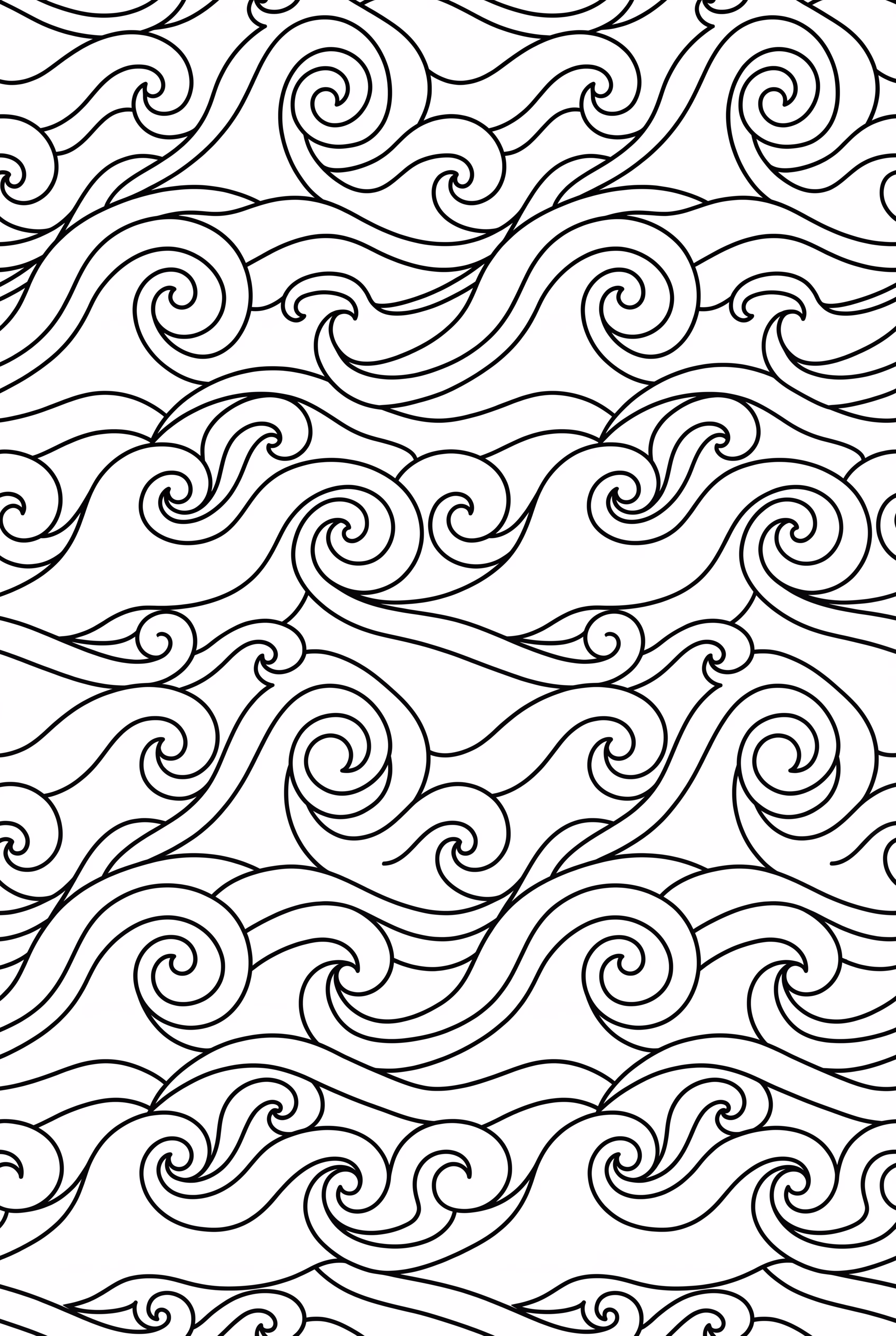 Un Océano Ondulado y Psicodélico