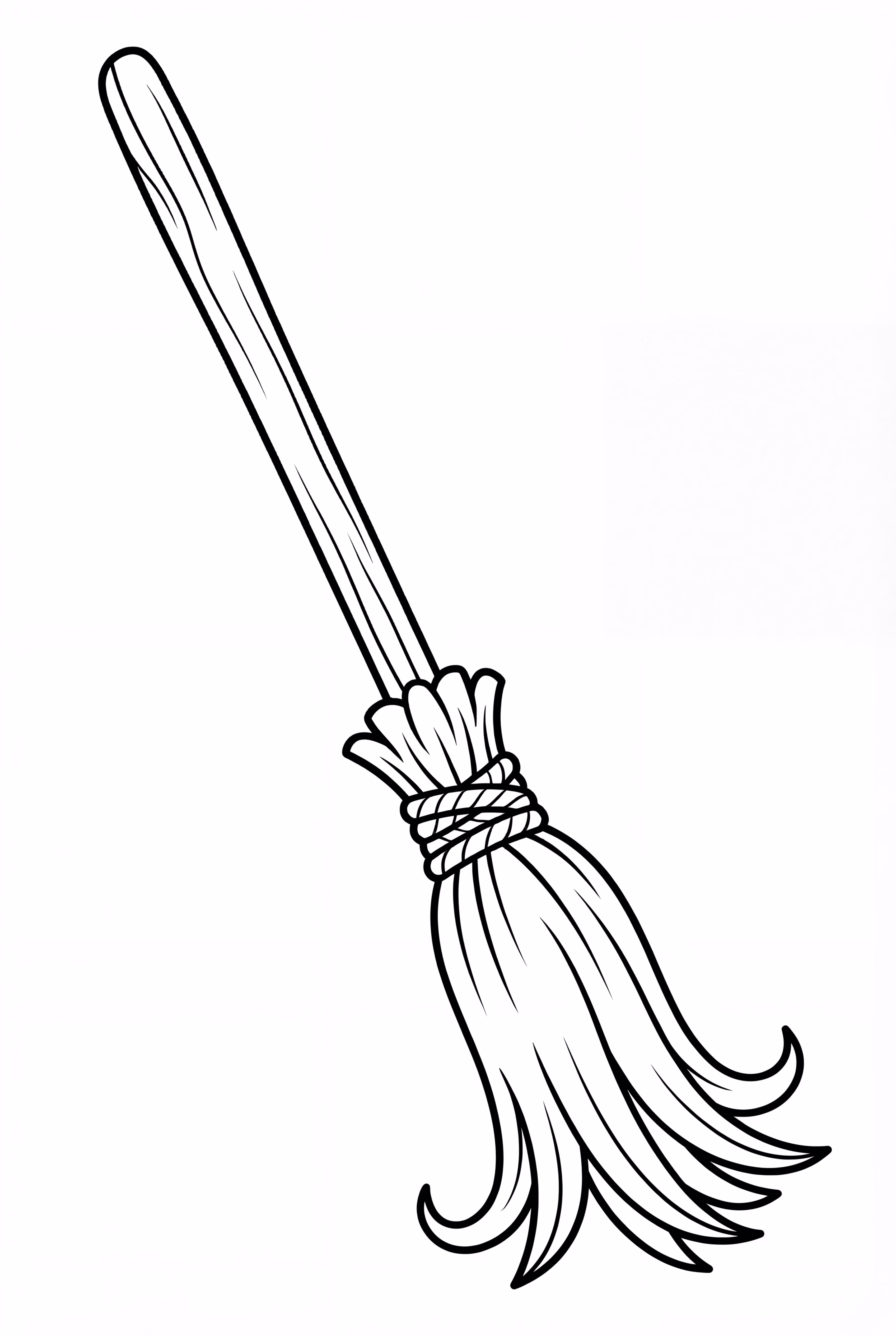 A Witch's Broom for Halloween 2025