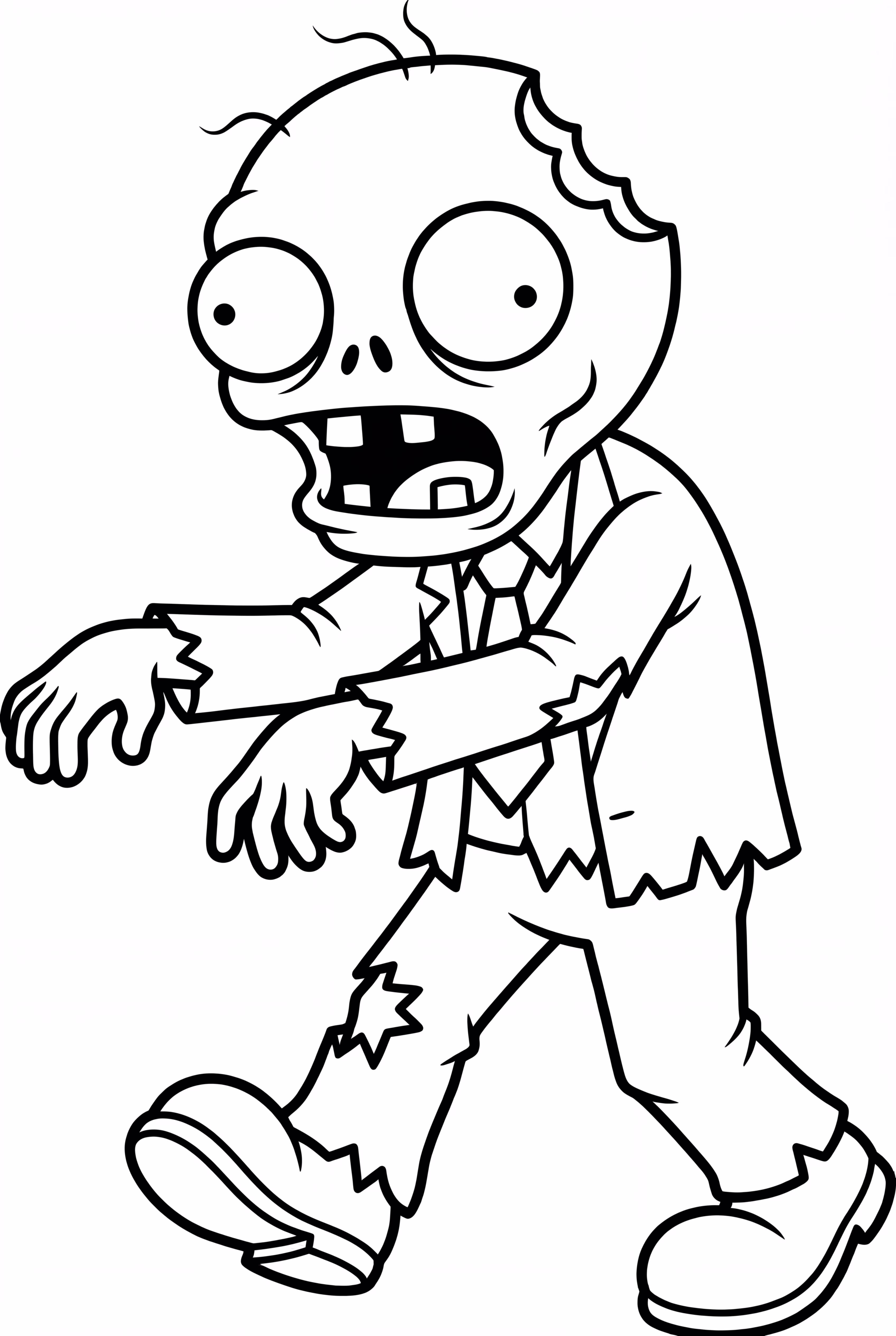 A Zombie From Plants Vs Zombies