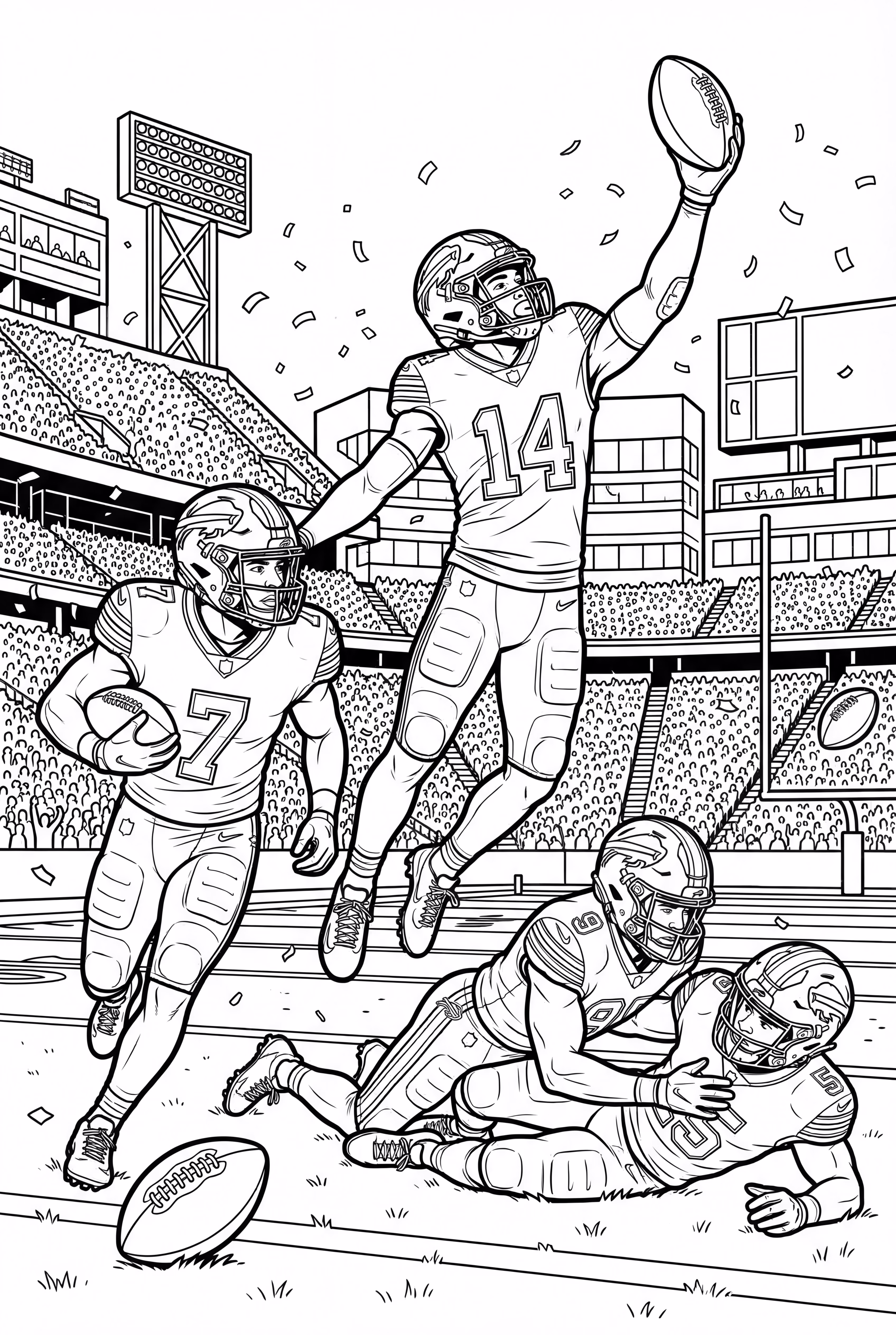 激烈刺激的水牛城比尔足球比赛