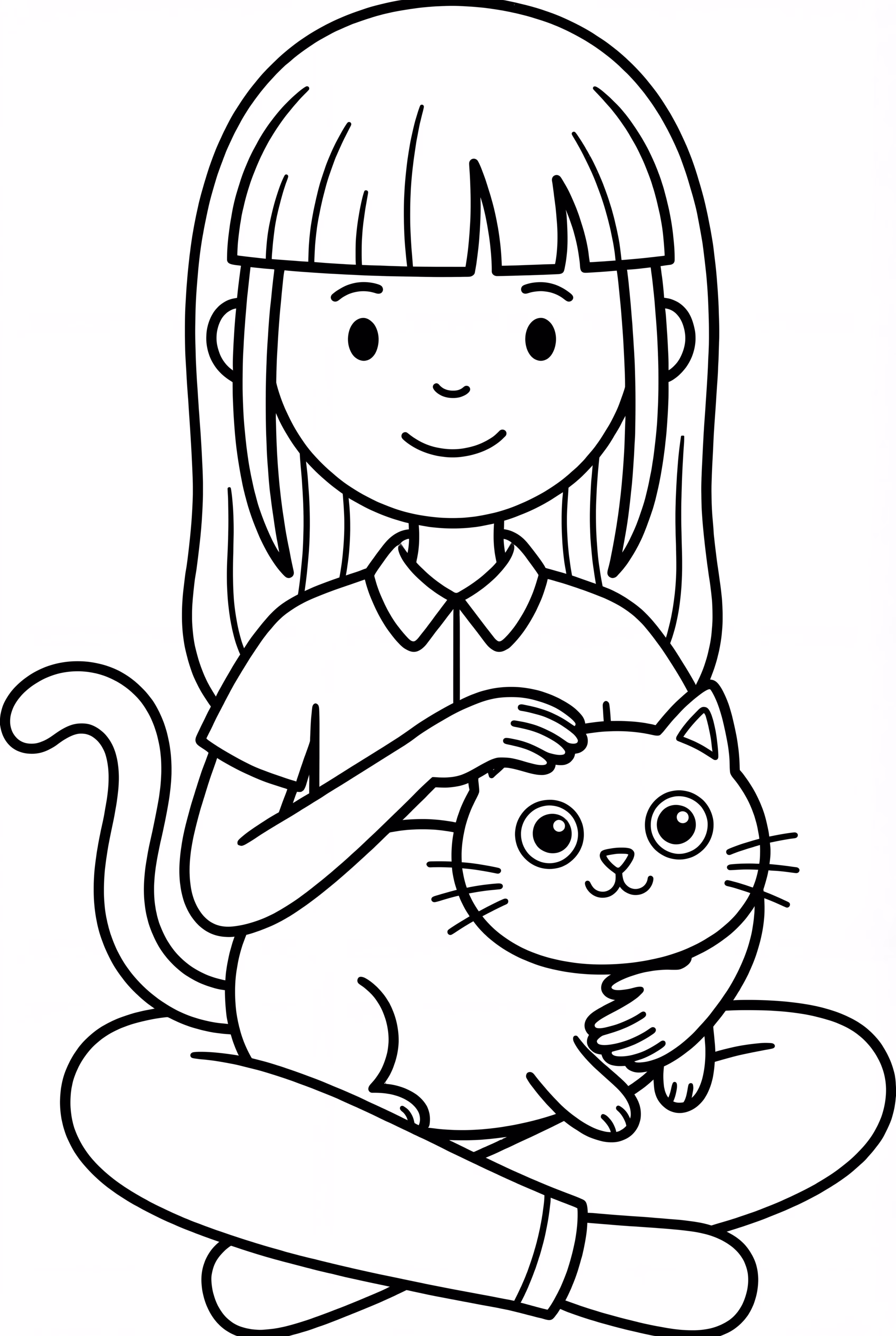 Adorável Lisa do Blackpink com seu gato