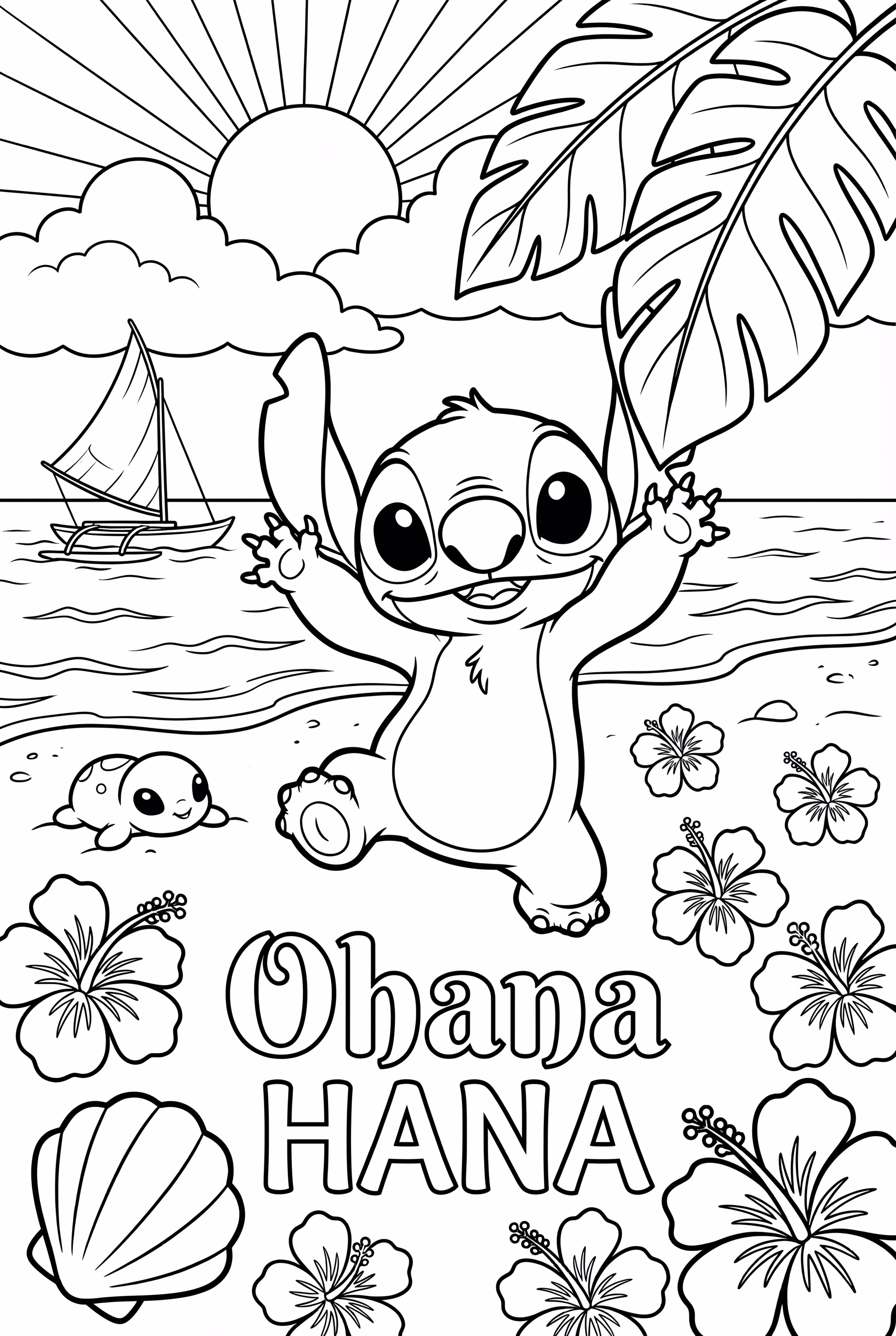 Adorable Cute Stitch in Ohana Scene-2
