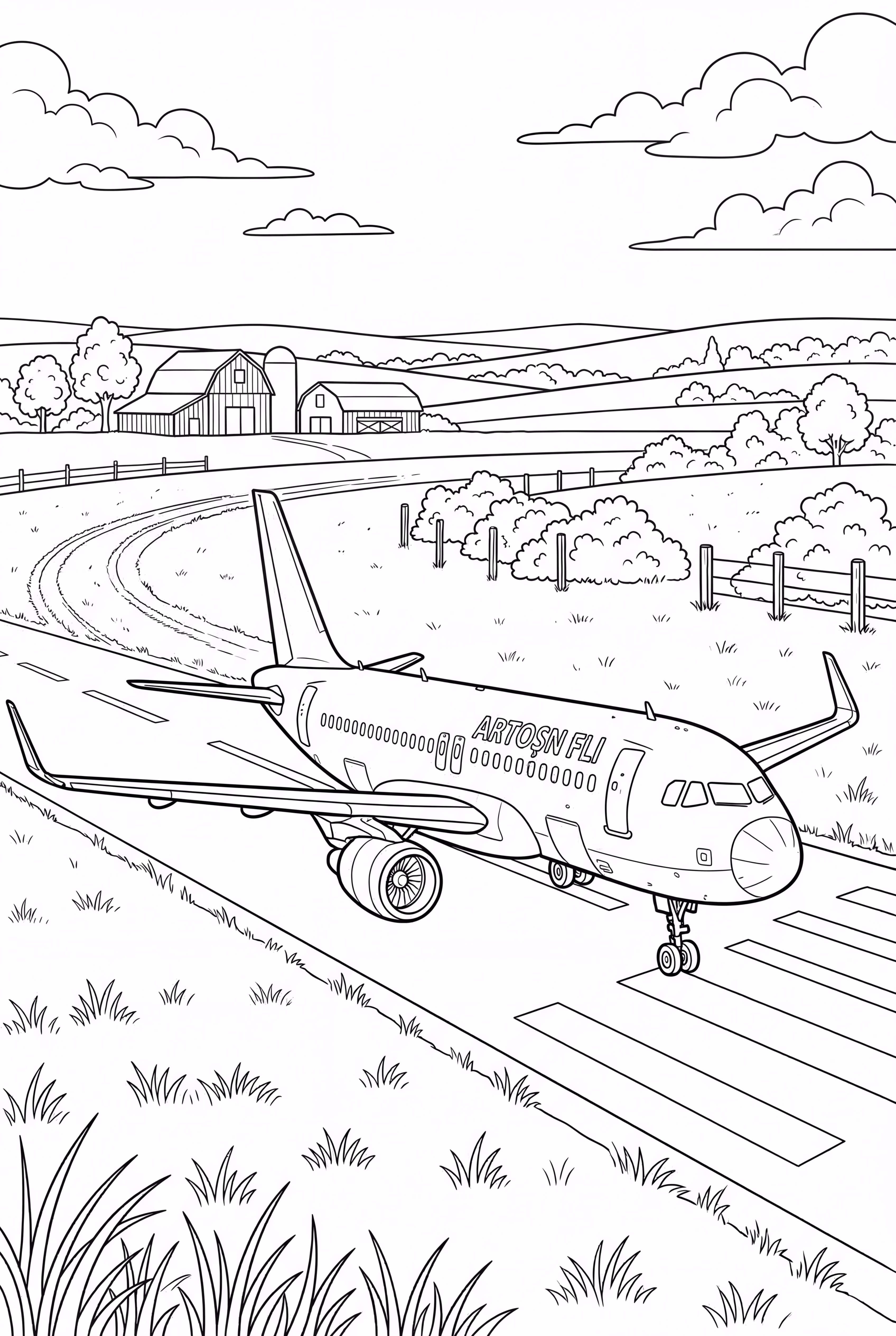 Airplane Emergency Landing in a Field-2