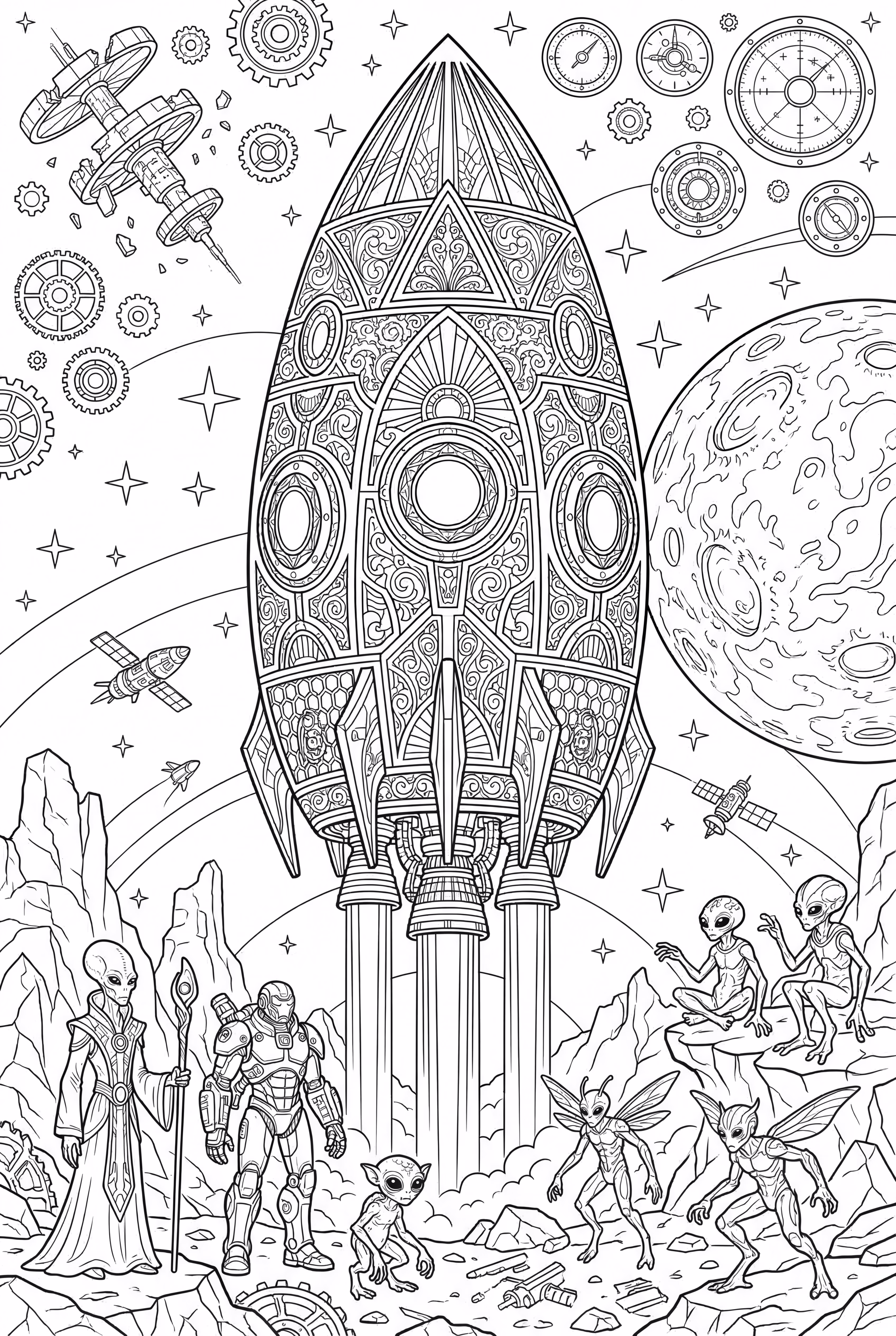 Alien Spaceship Landing