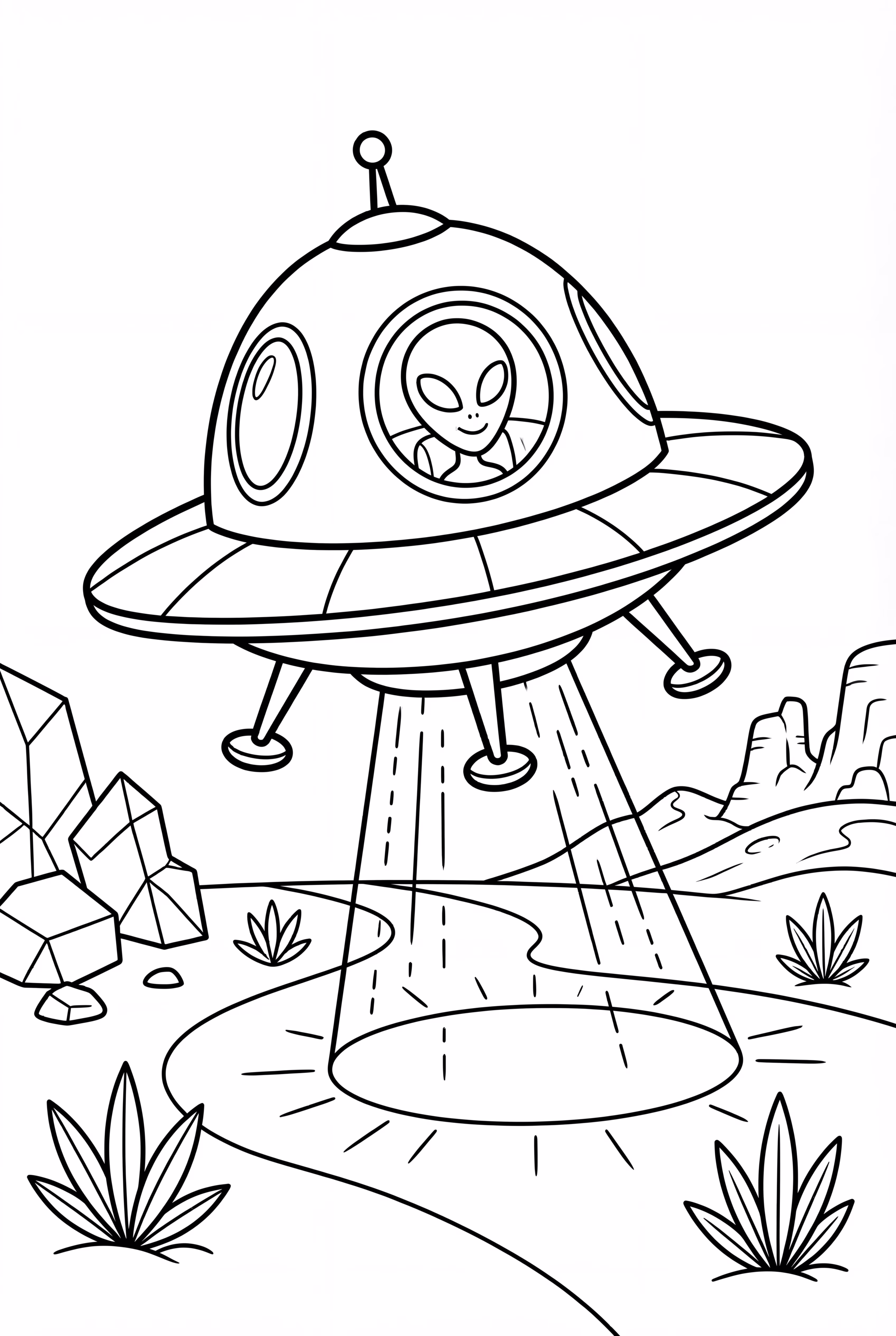 Alien Spaceship Landing