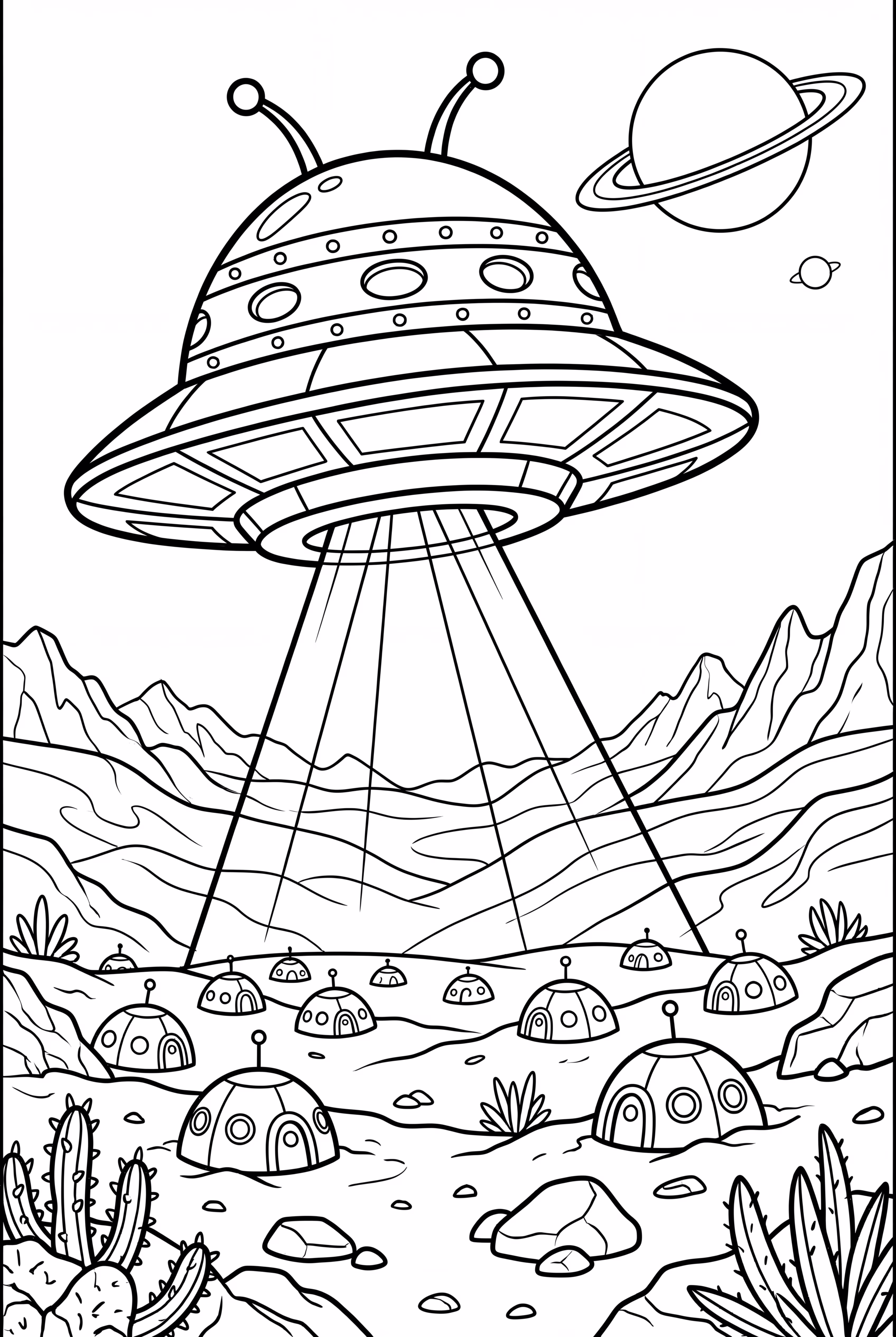 Alien Spaceship Landing