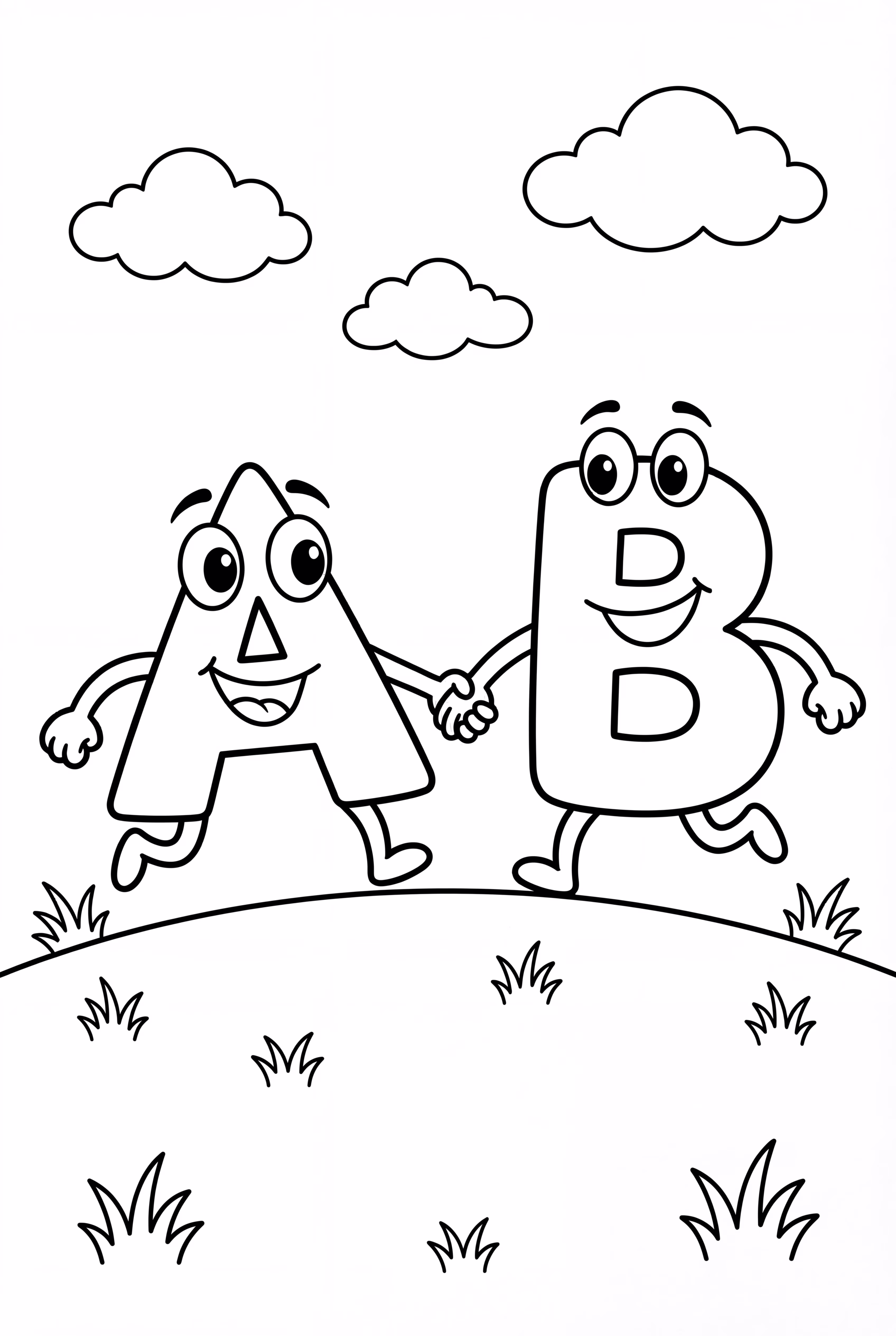 Alphabet Lore A And B Running