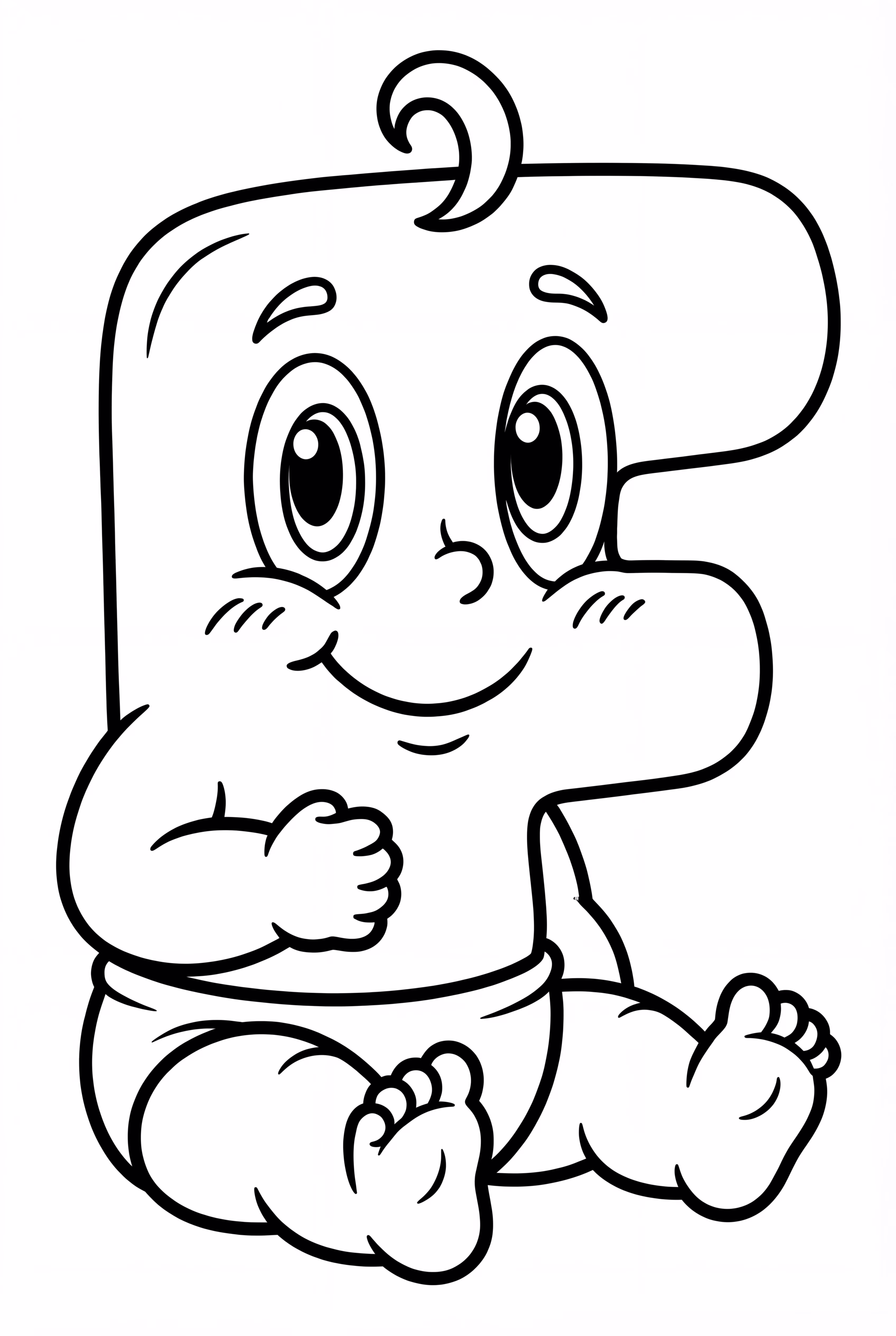 Alphabet Lore Baby Letter F