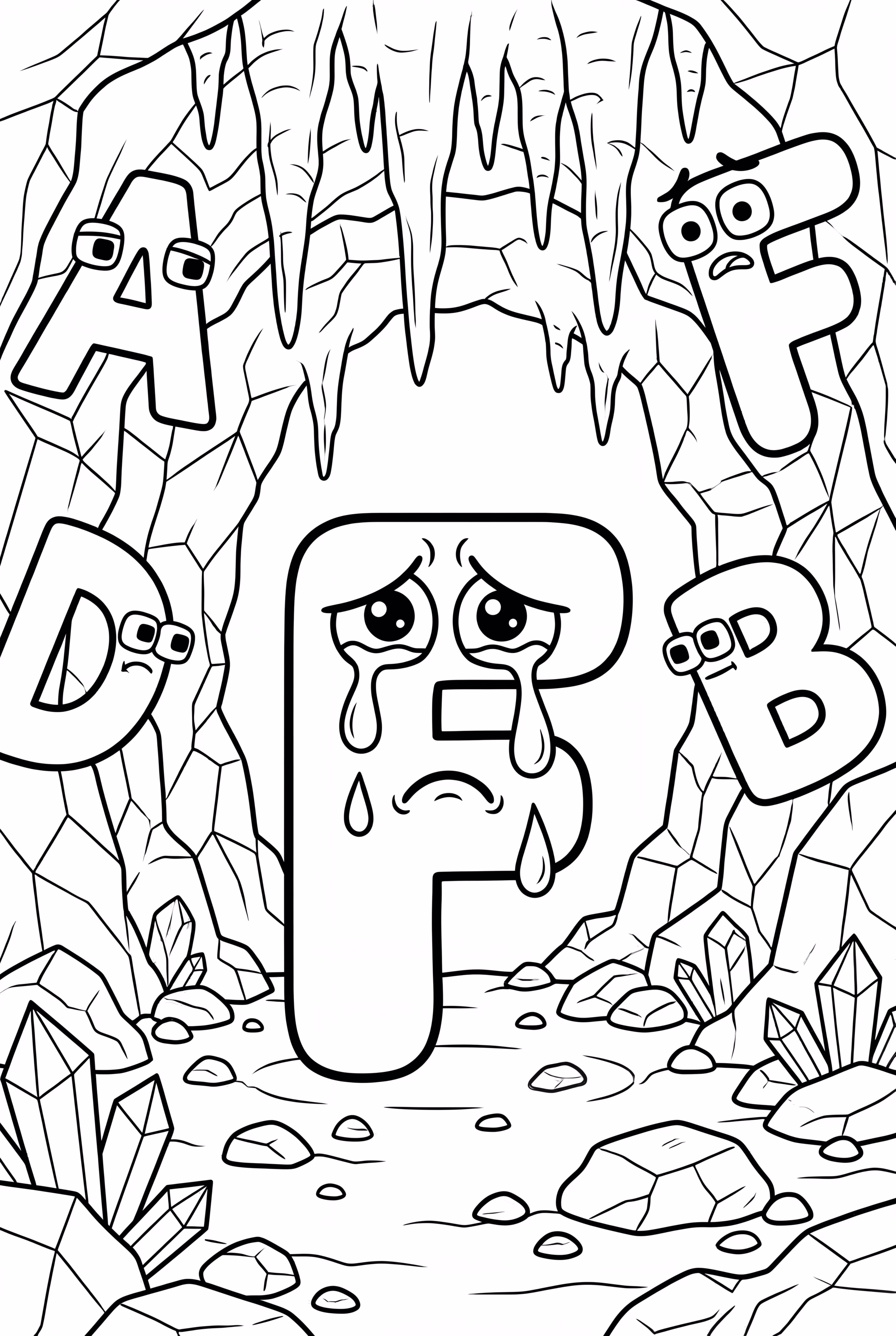 Alphabet Lore F's Sad Backstory Scene