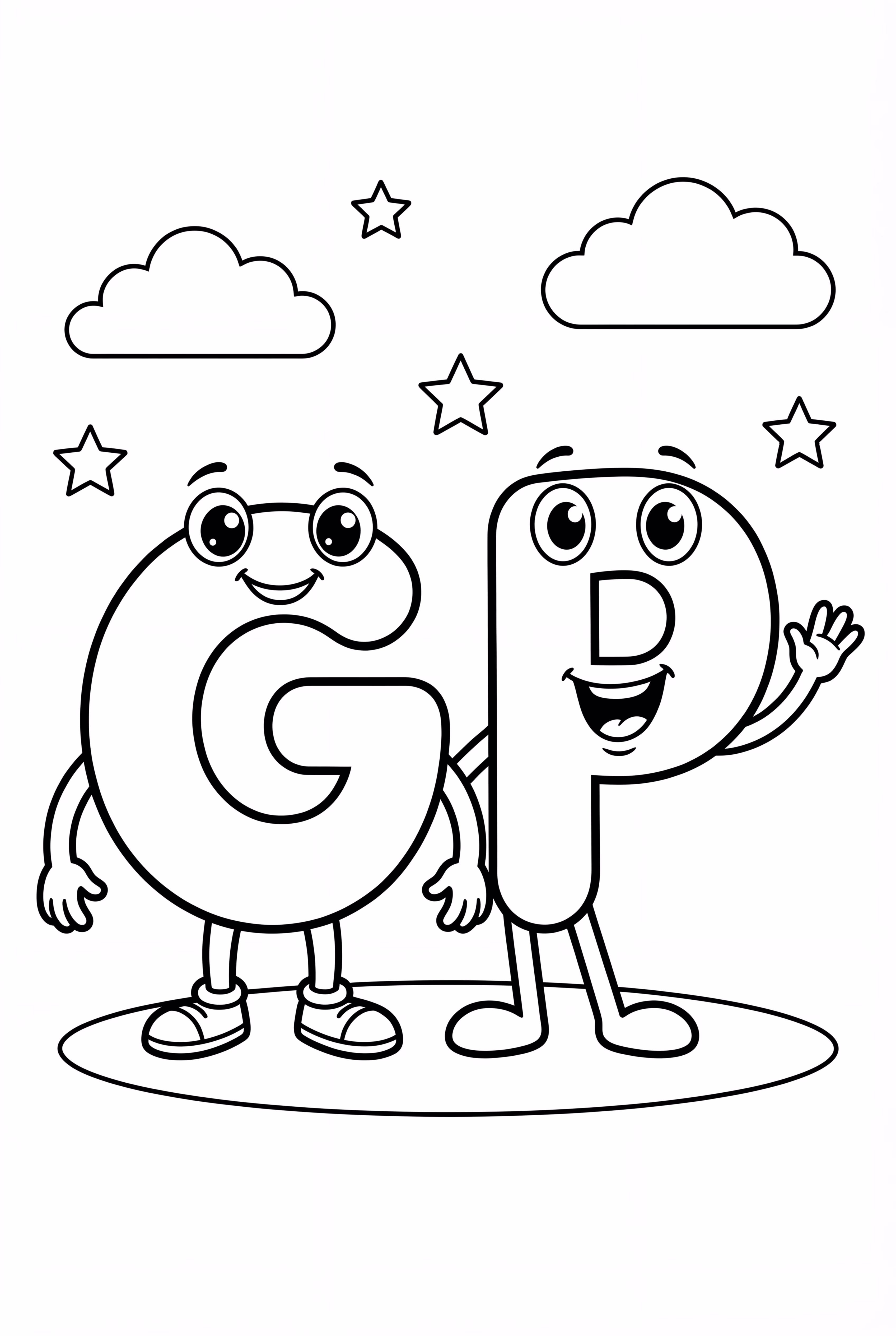 字母故事G和P团队合作