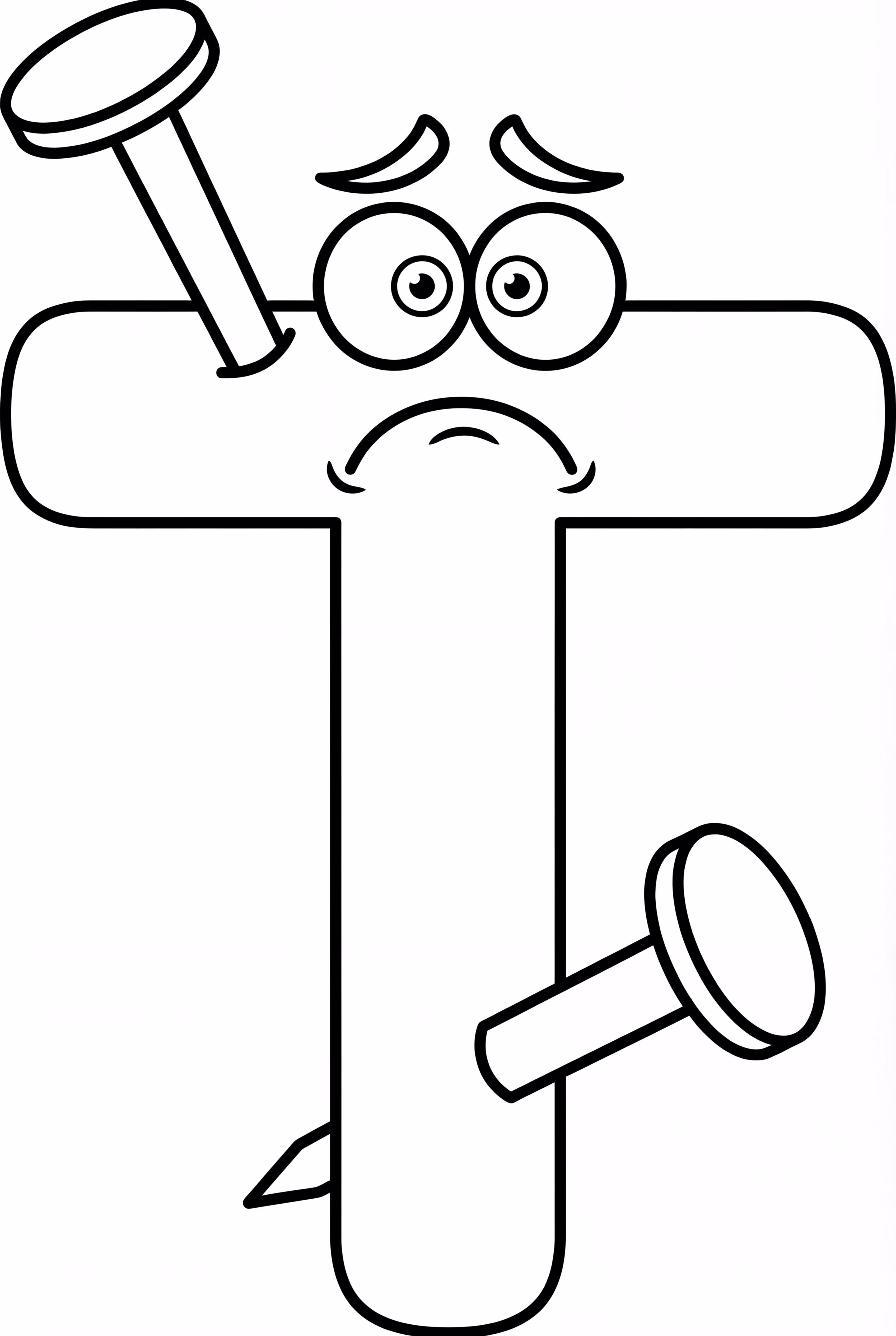 Alphabet Lore Letter T Nailed Down